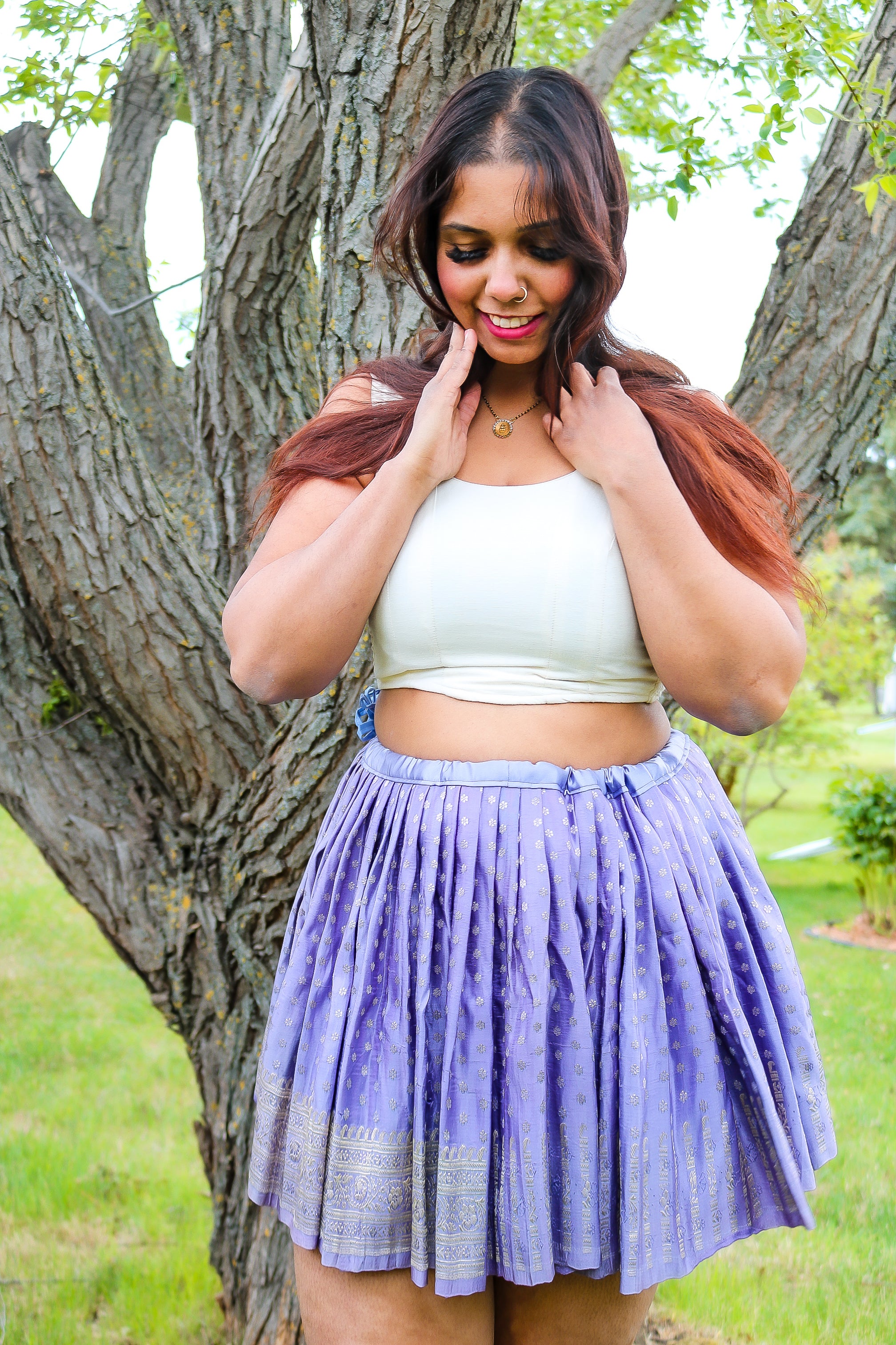 Lavendusk Mini Skirt