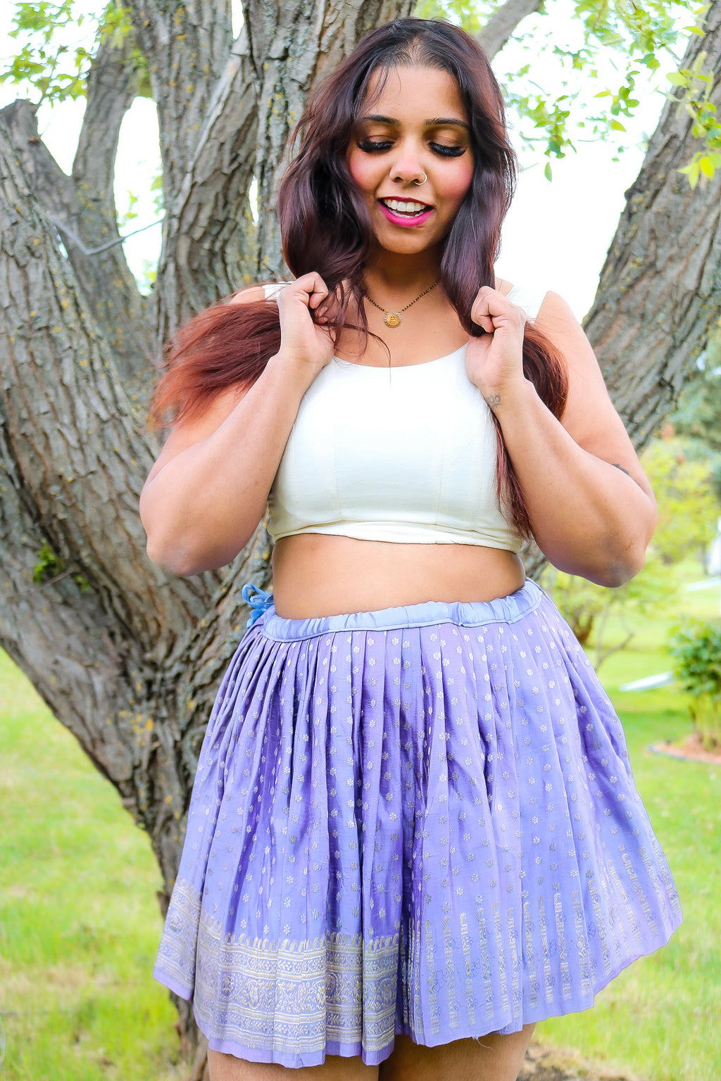 Lavendusk Mini Skirt