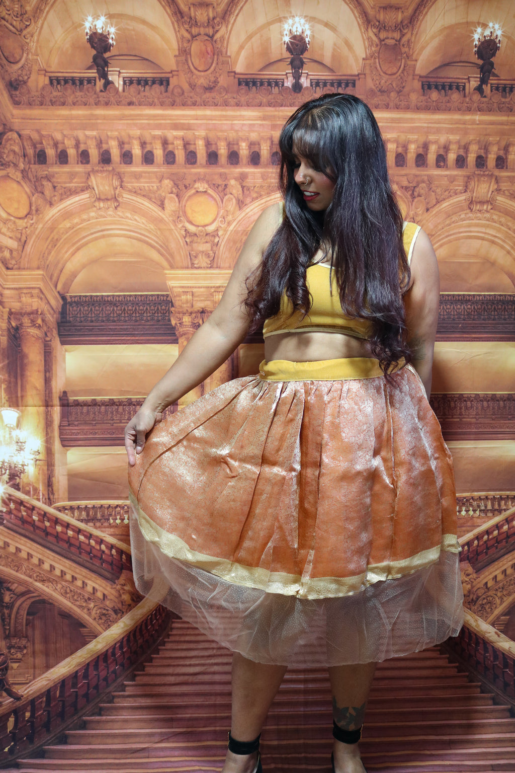 “Maharani’s Sandy Dunes” Midi Co-ord Set