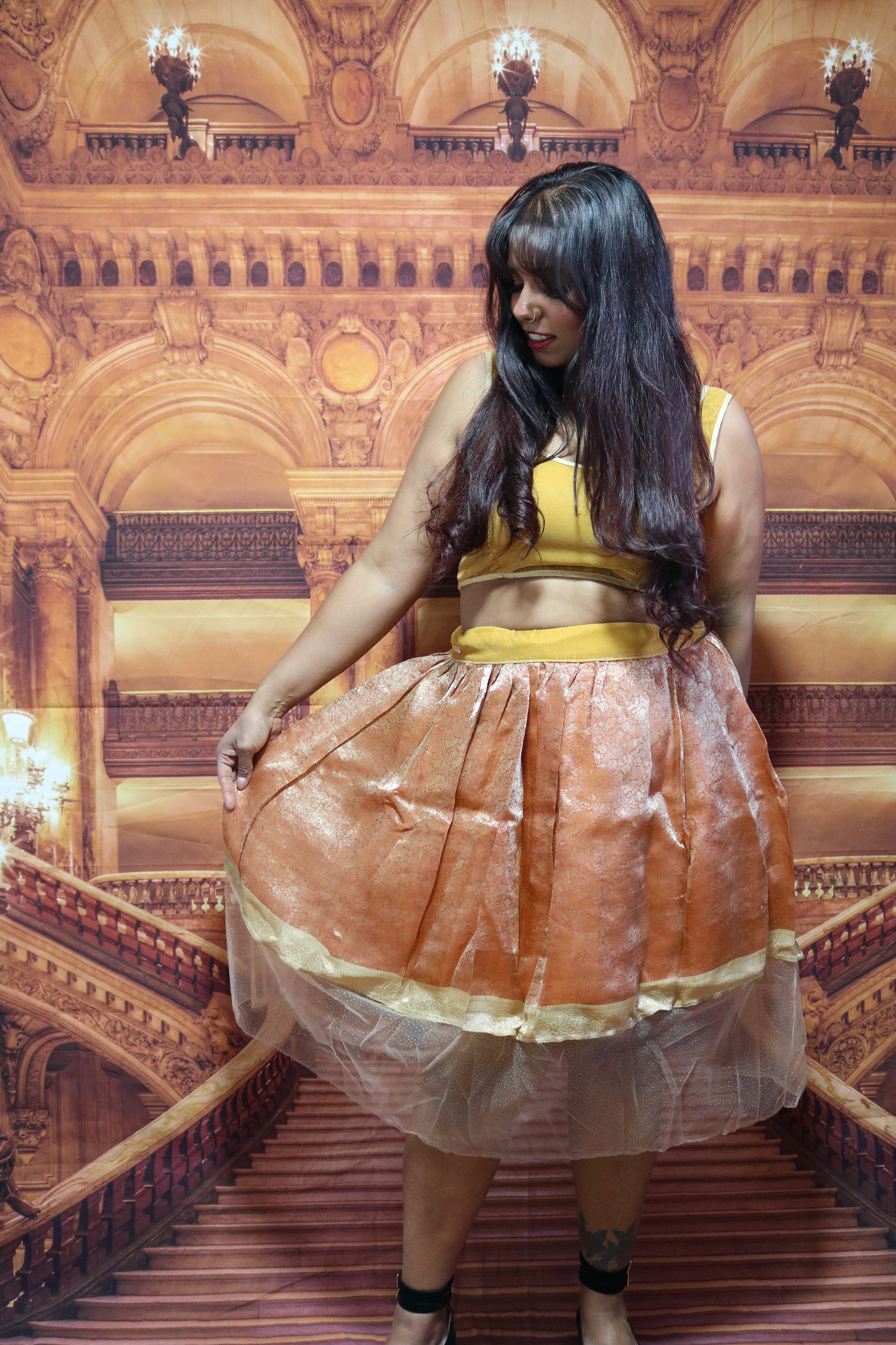 “Maharani’s Sandy Dunes” Midi Co-ord Set