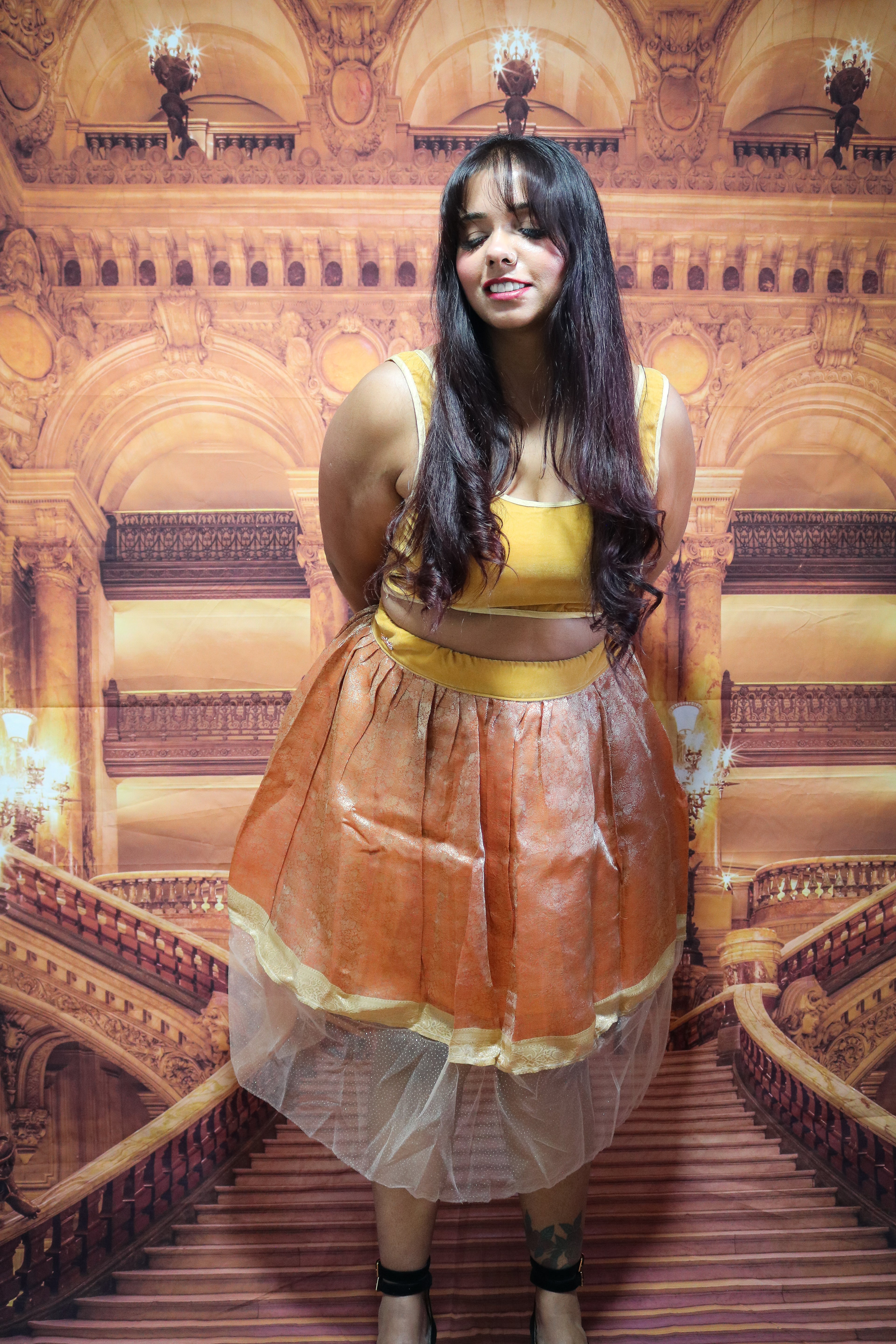 “Maharani’s Sandy Dunes” Midi Co-ord Set