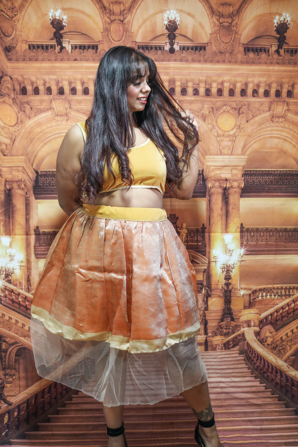 “Maharani’s Sandy Dunes” Midi Co-ord Set