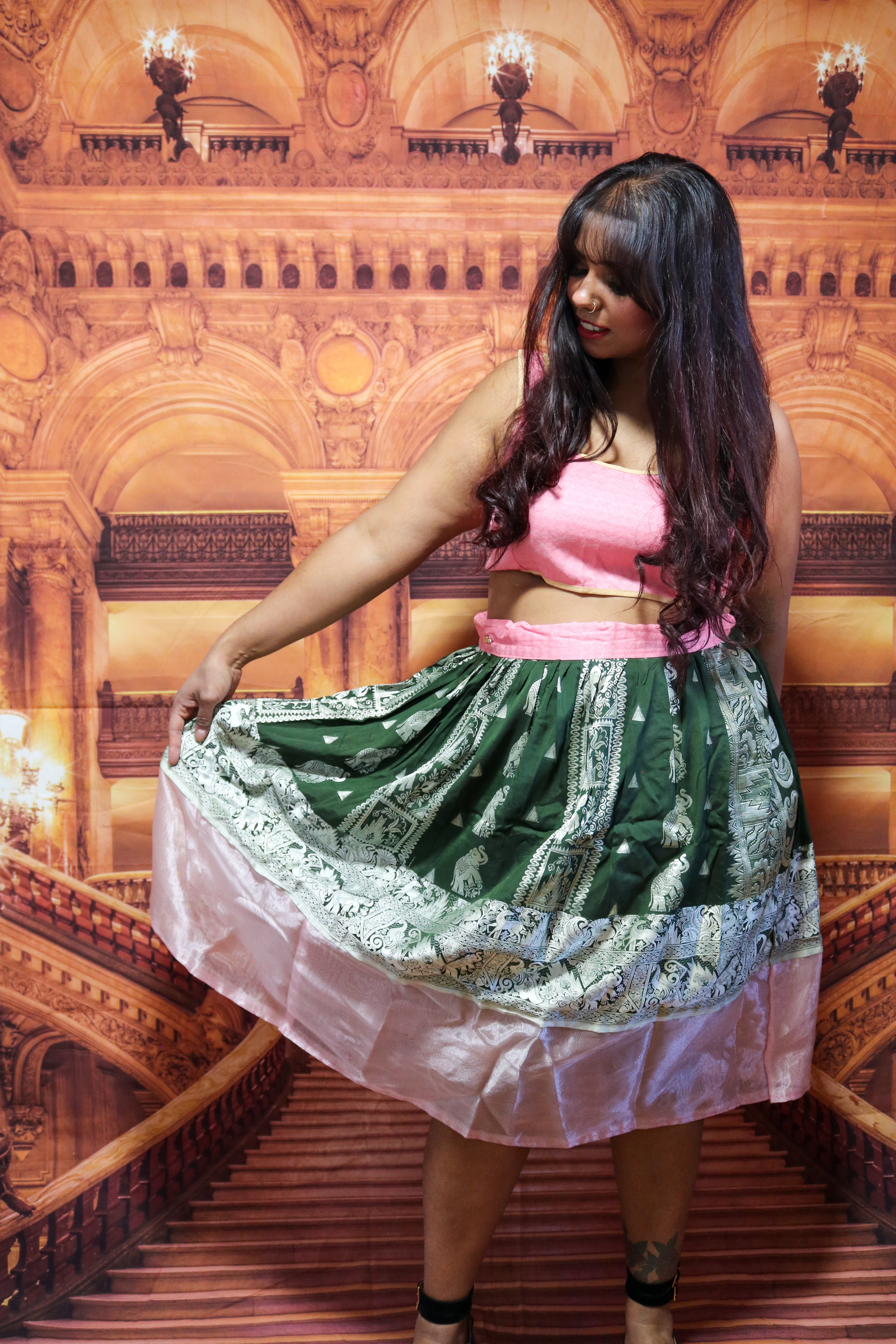 "Maharani's Rosy Secret” #2 Midi Co-ord Set