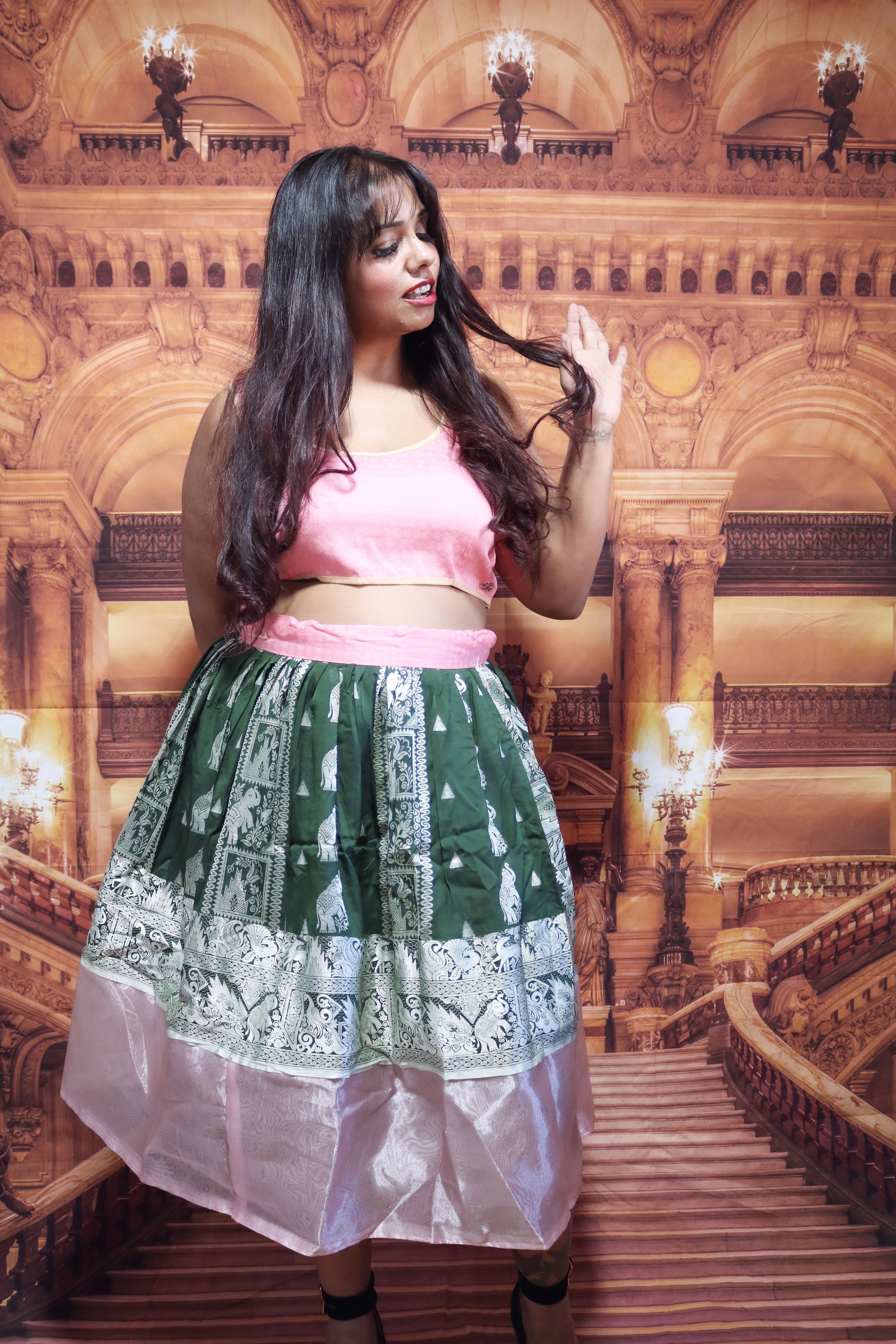 "Maharani's Rosy Secret” #2 Midi Co-ord Set