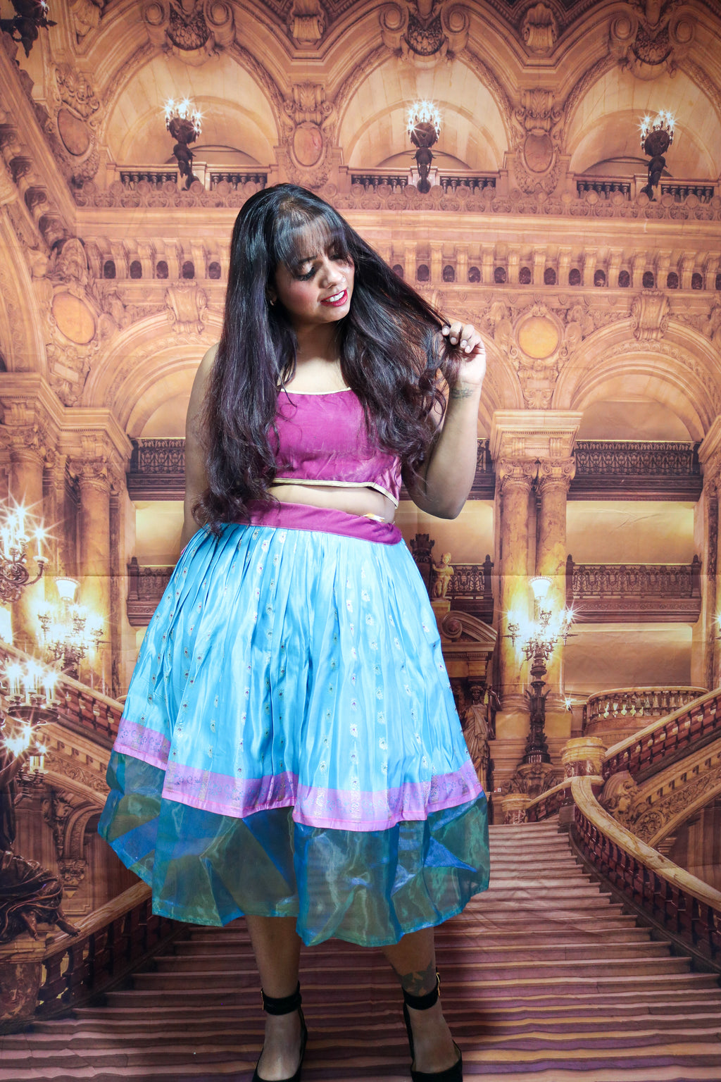 “Maharani’s Ocean Treasure” Midi Co-ord Set