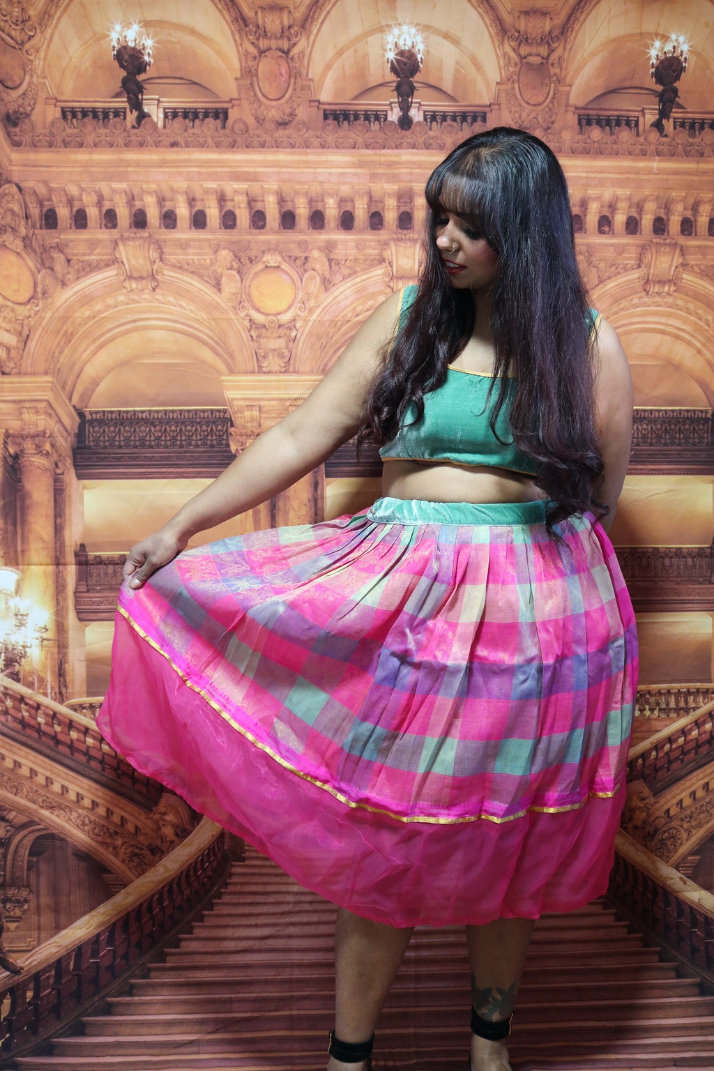 "Maharani's Gem Affair" Midi Co-ord Set
