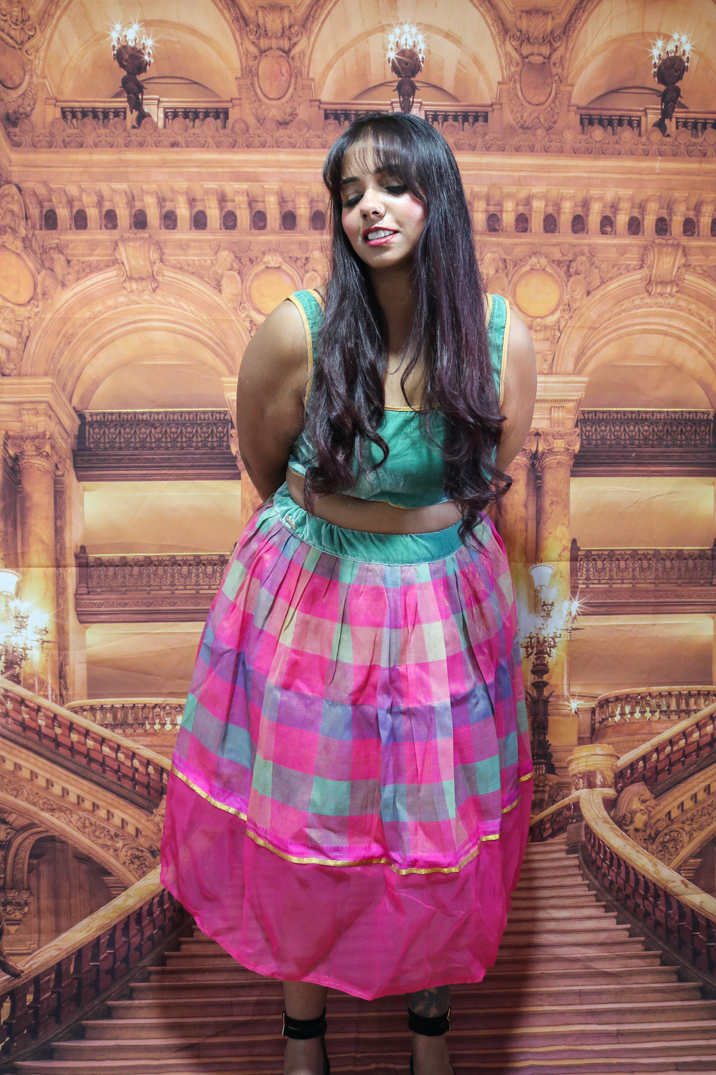 "Maharani's Gem Affair" Midi Co-ord Set