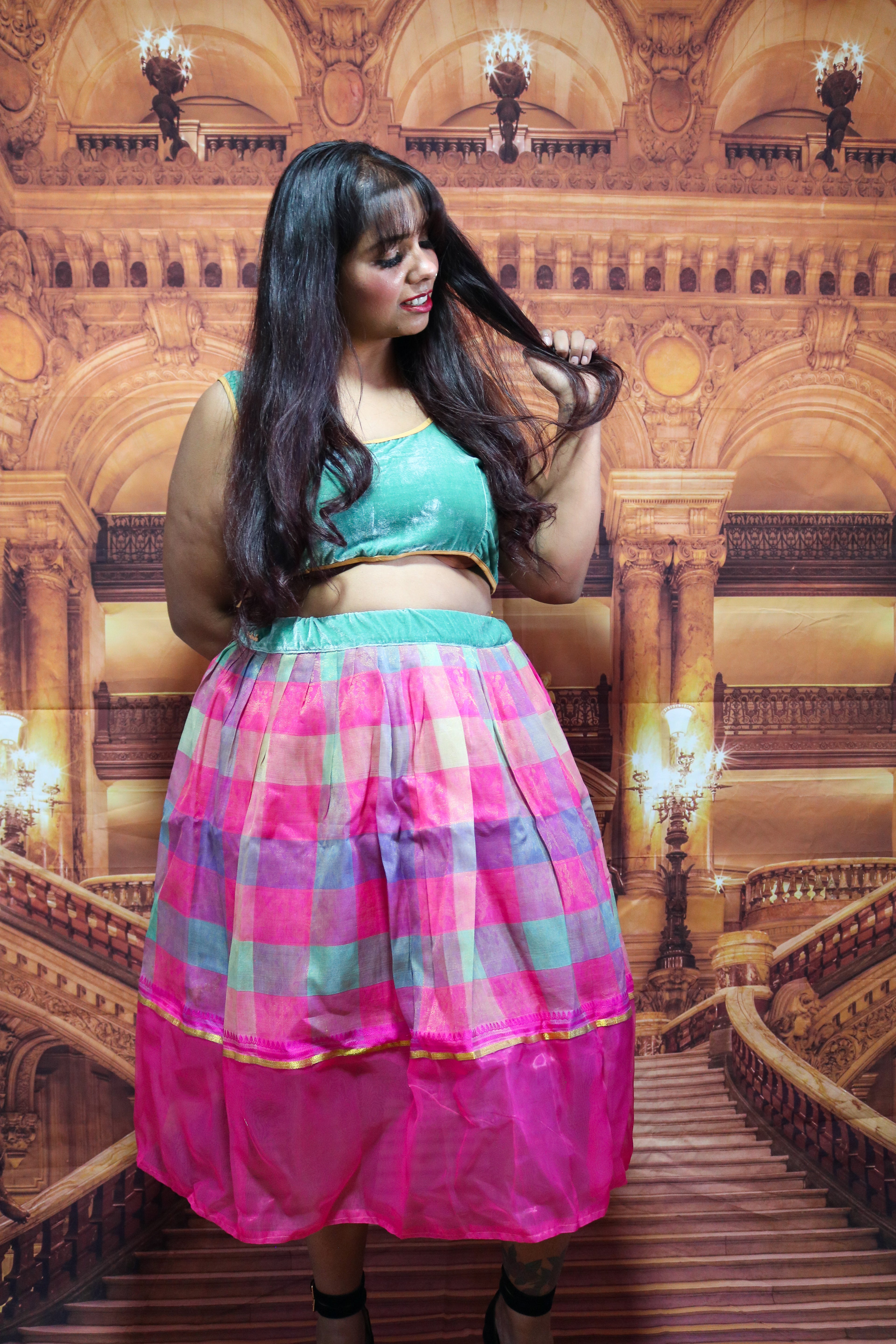 "Maharani's Gem Affair" Midi Co-ord Set