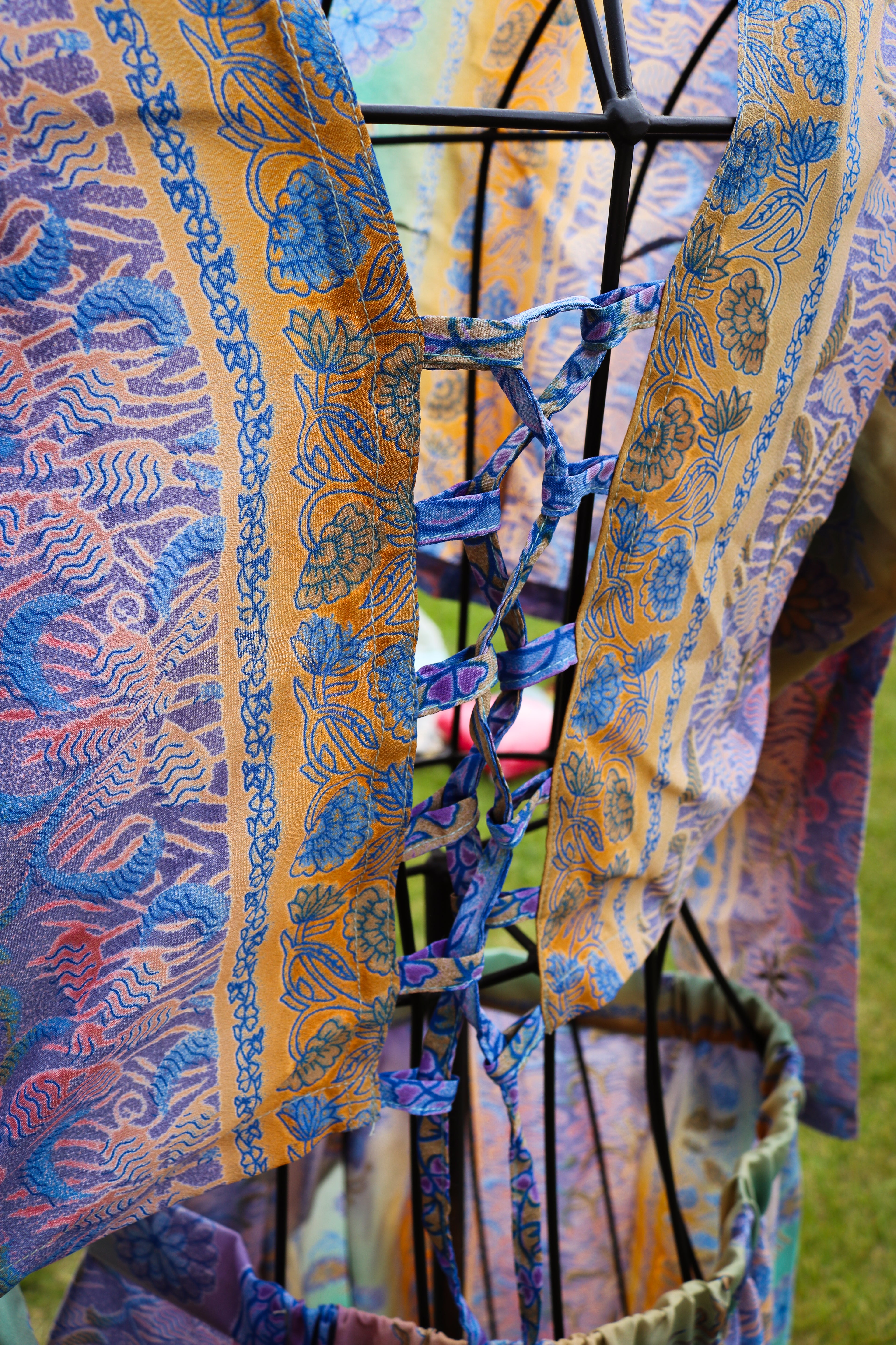 Abyss Summer Long Sleeve Crop Top & Slit Skirt