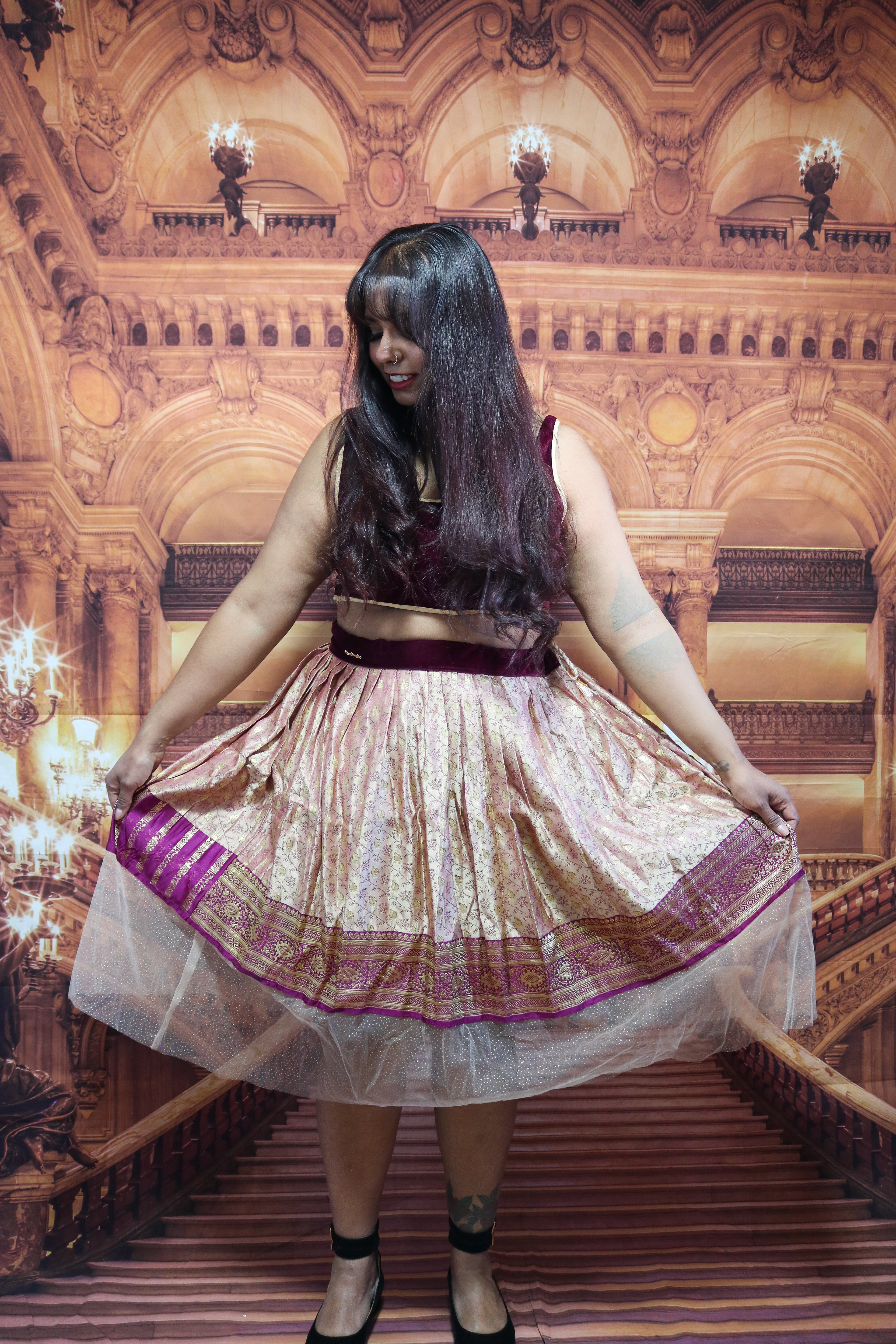 “Maharani’s Tan Teasing” Midi Co-ord Set