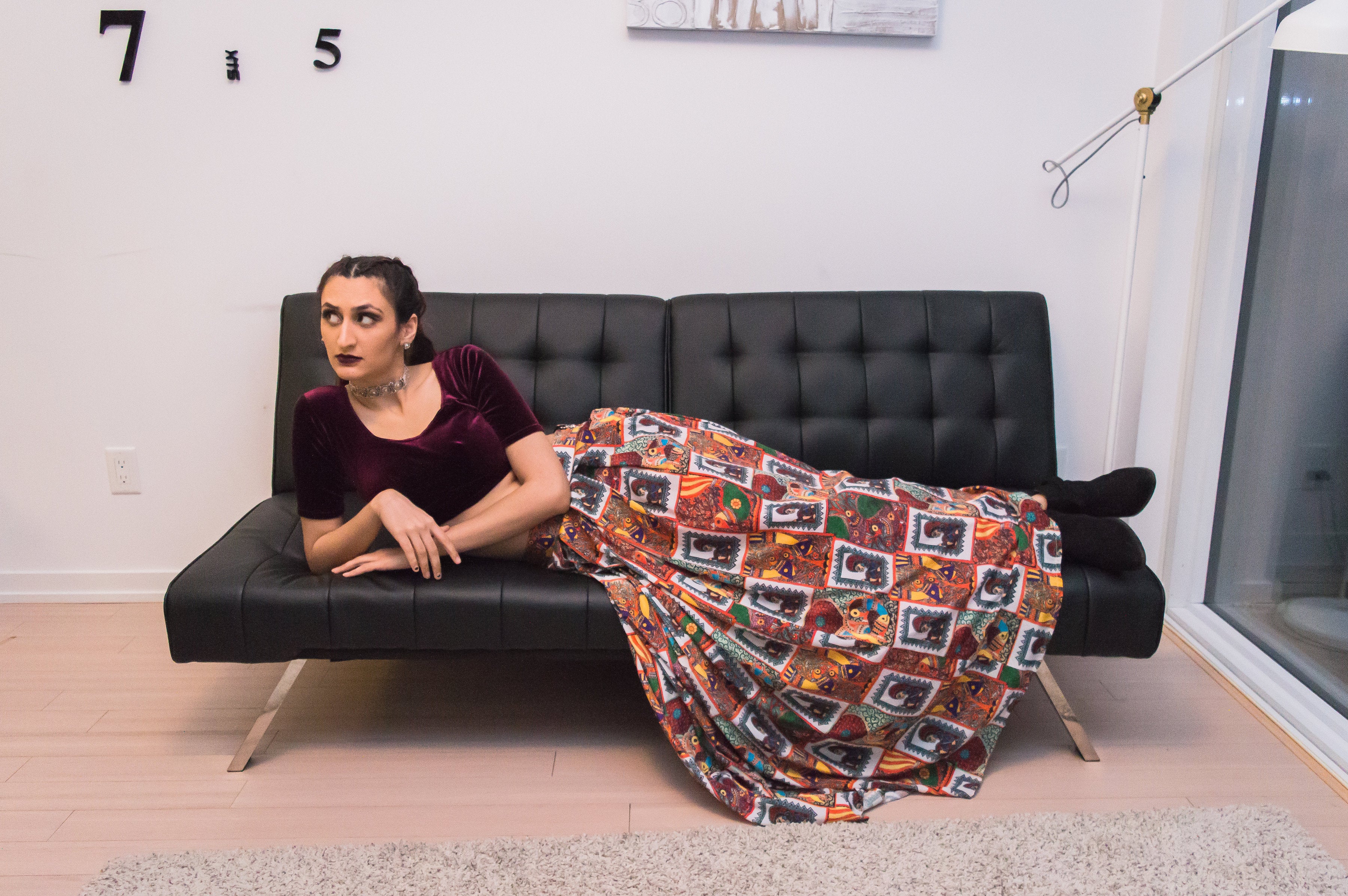 "My Tribe, My Rules" Lehenga Set (Big Print)