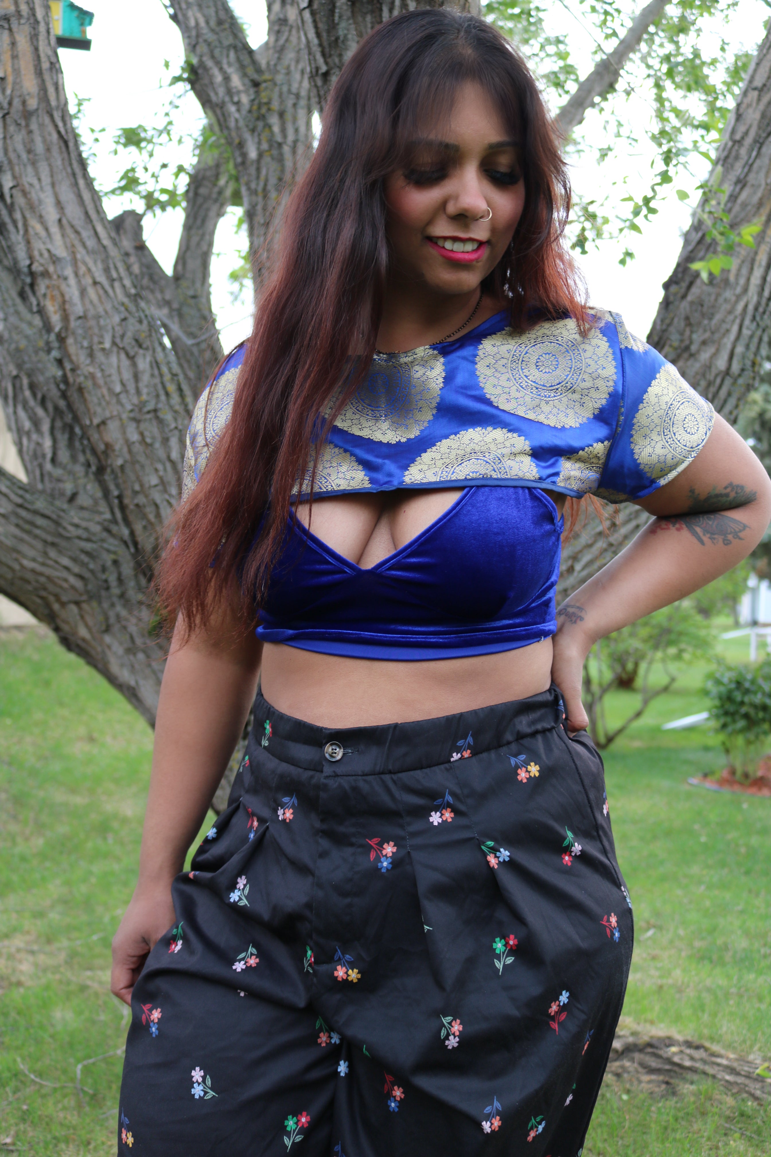 Oops I am Royalty Crop Top