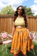 Mango Chilli Twirl Tales Midi Skirt