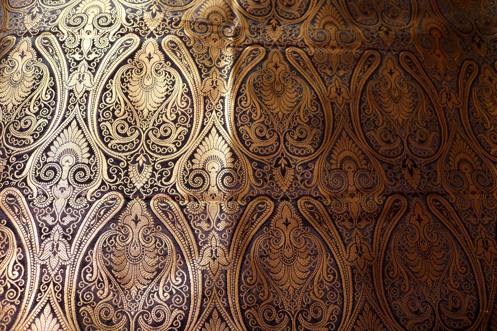 "A Hint of Gold" Faux Leather Pants with Crop Top