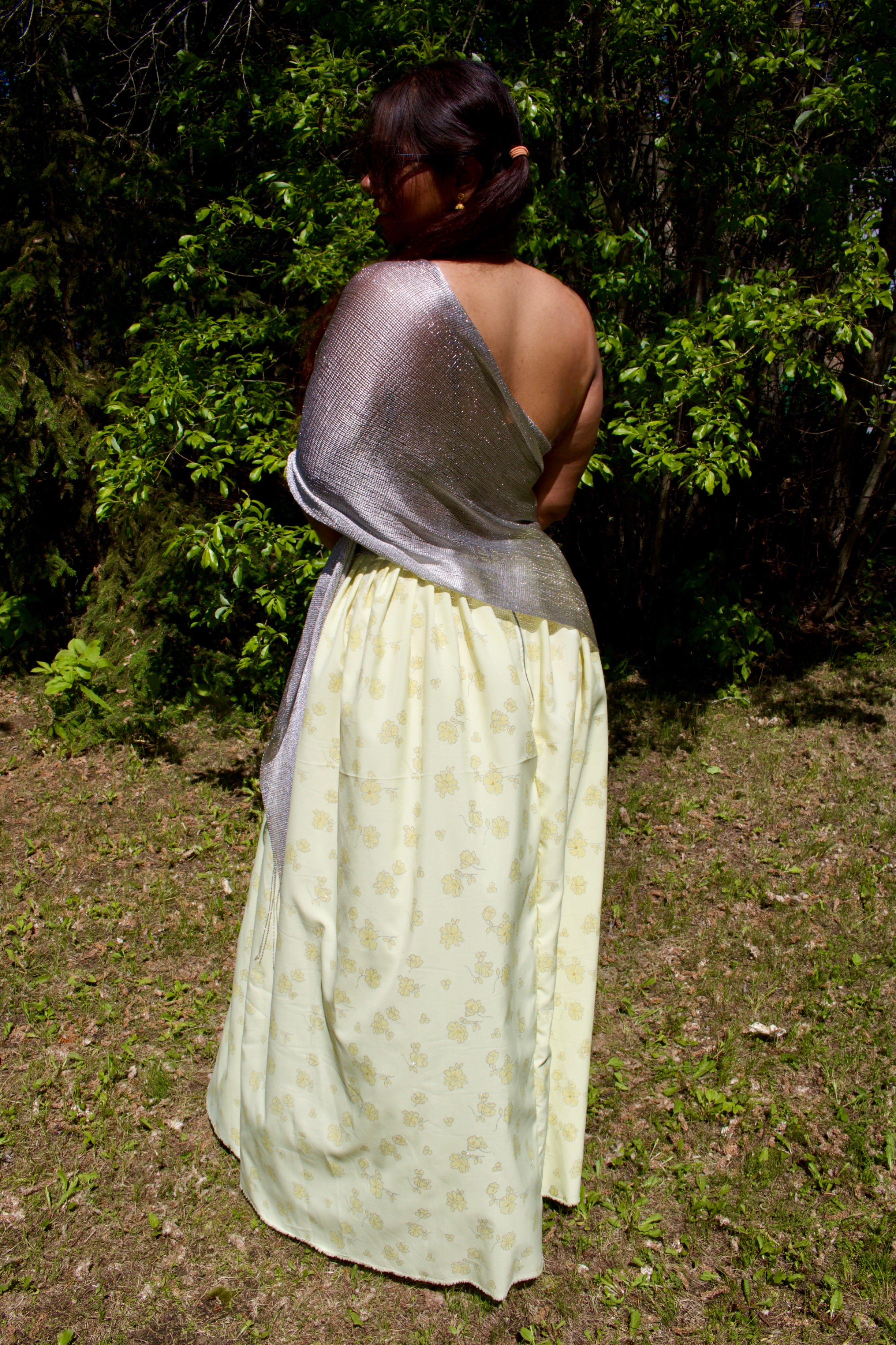 Moon Garden Lehenga Set in Pastel Yellow