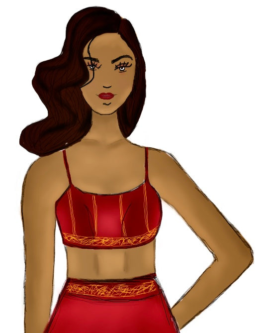 "Dip it in Gold" Lehenga Set