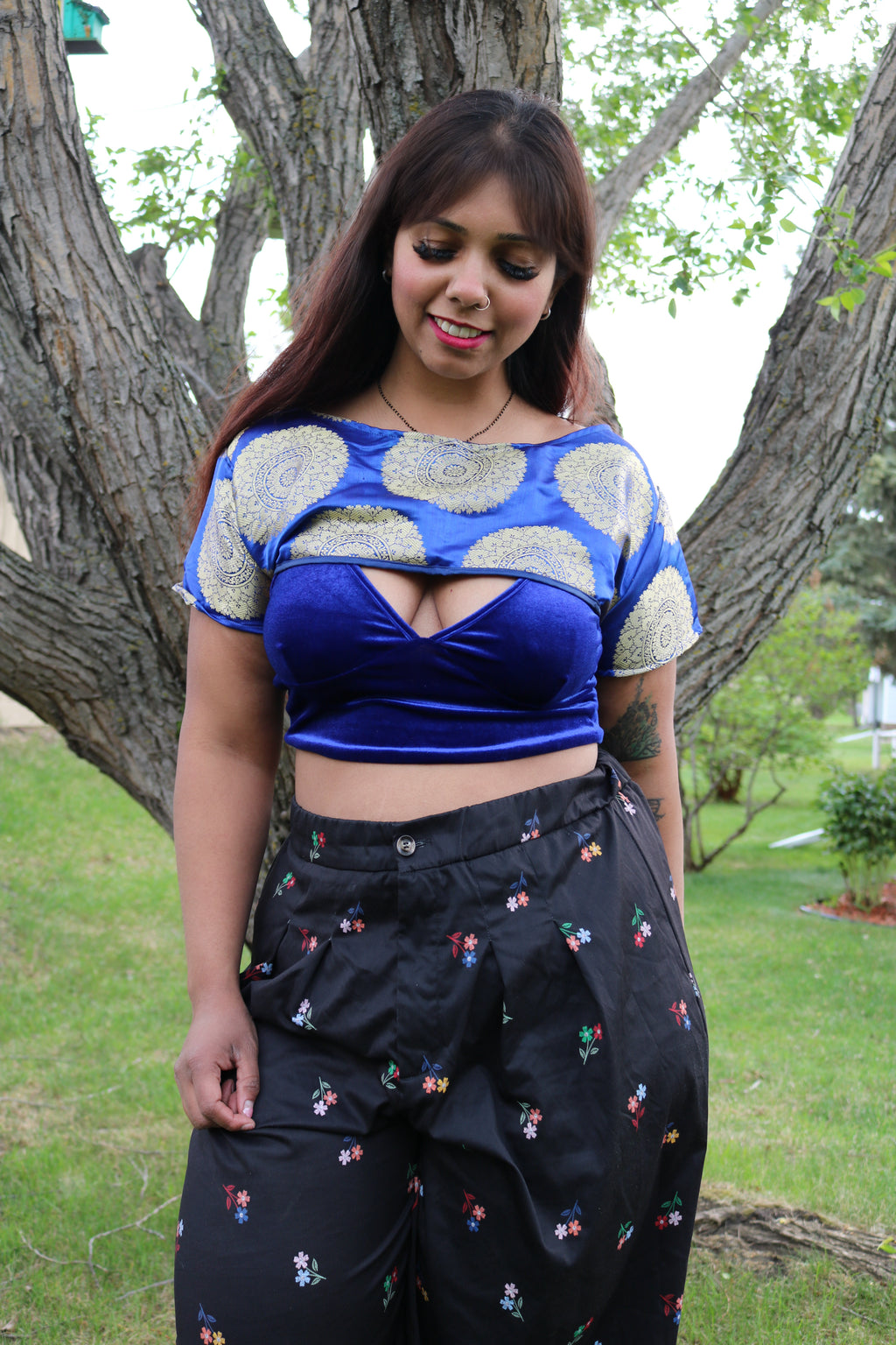 Oops I am Royalty Crop Top