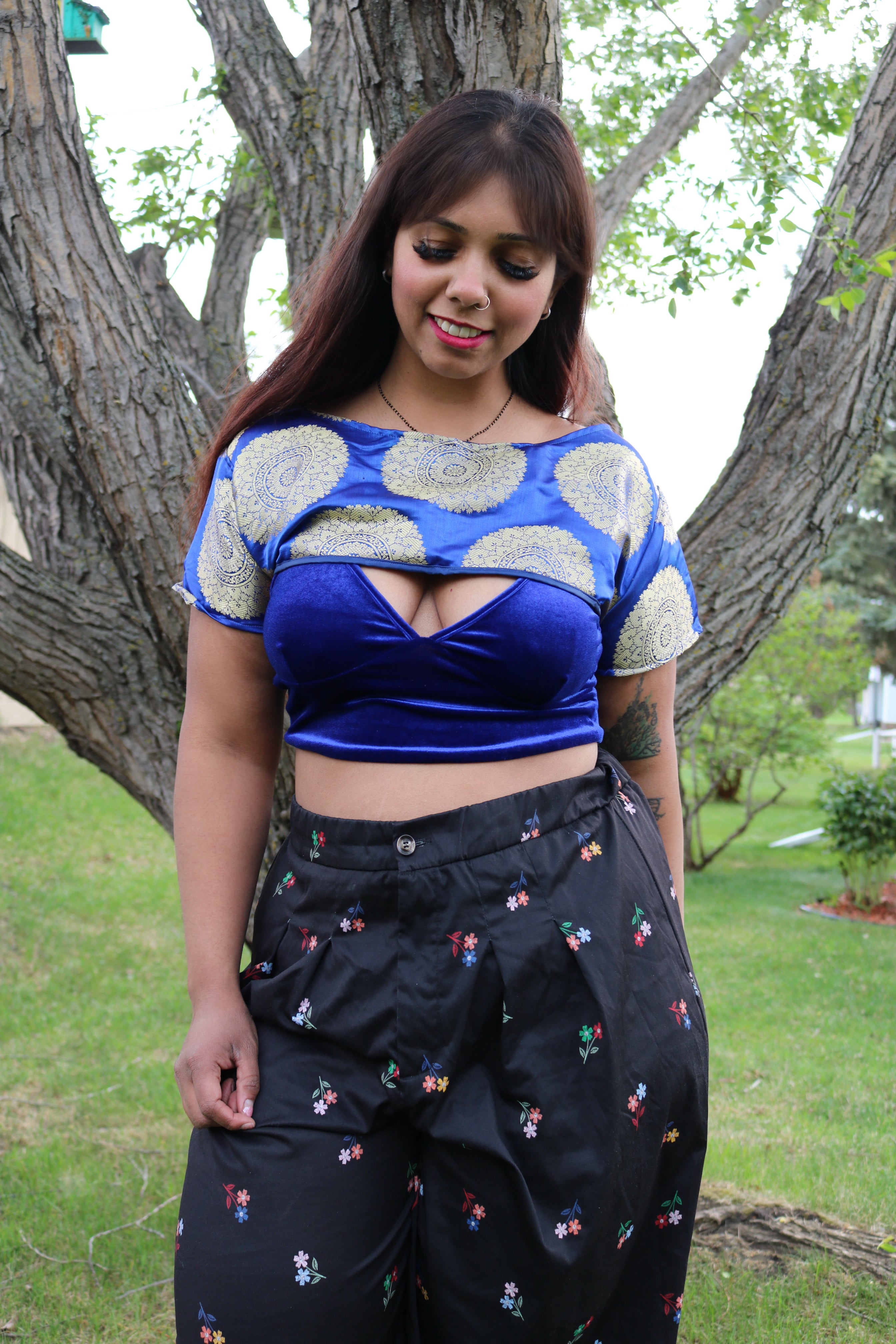 Oops I am Royalty Crop Top