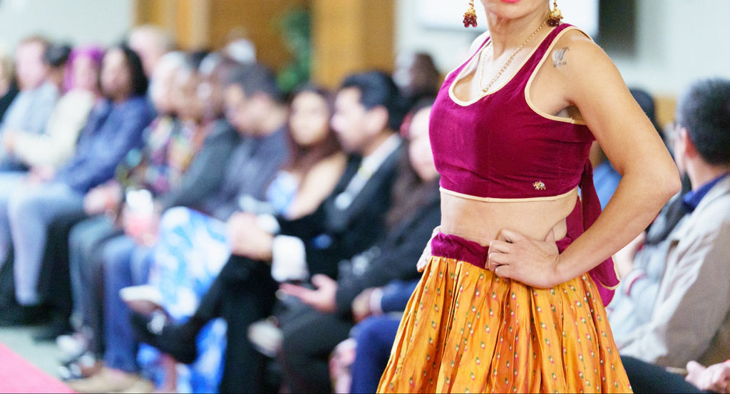 The Sunset Majesty Midi Skirt