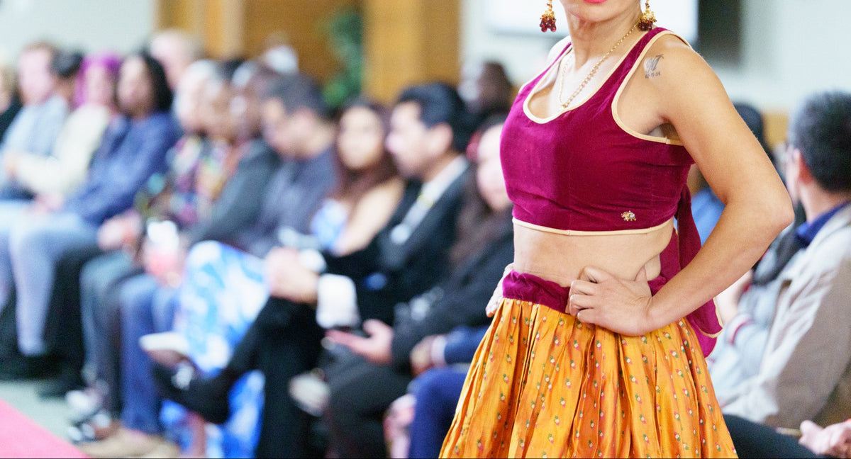 The Sunset Majesty Midi Skirt