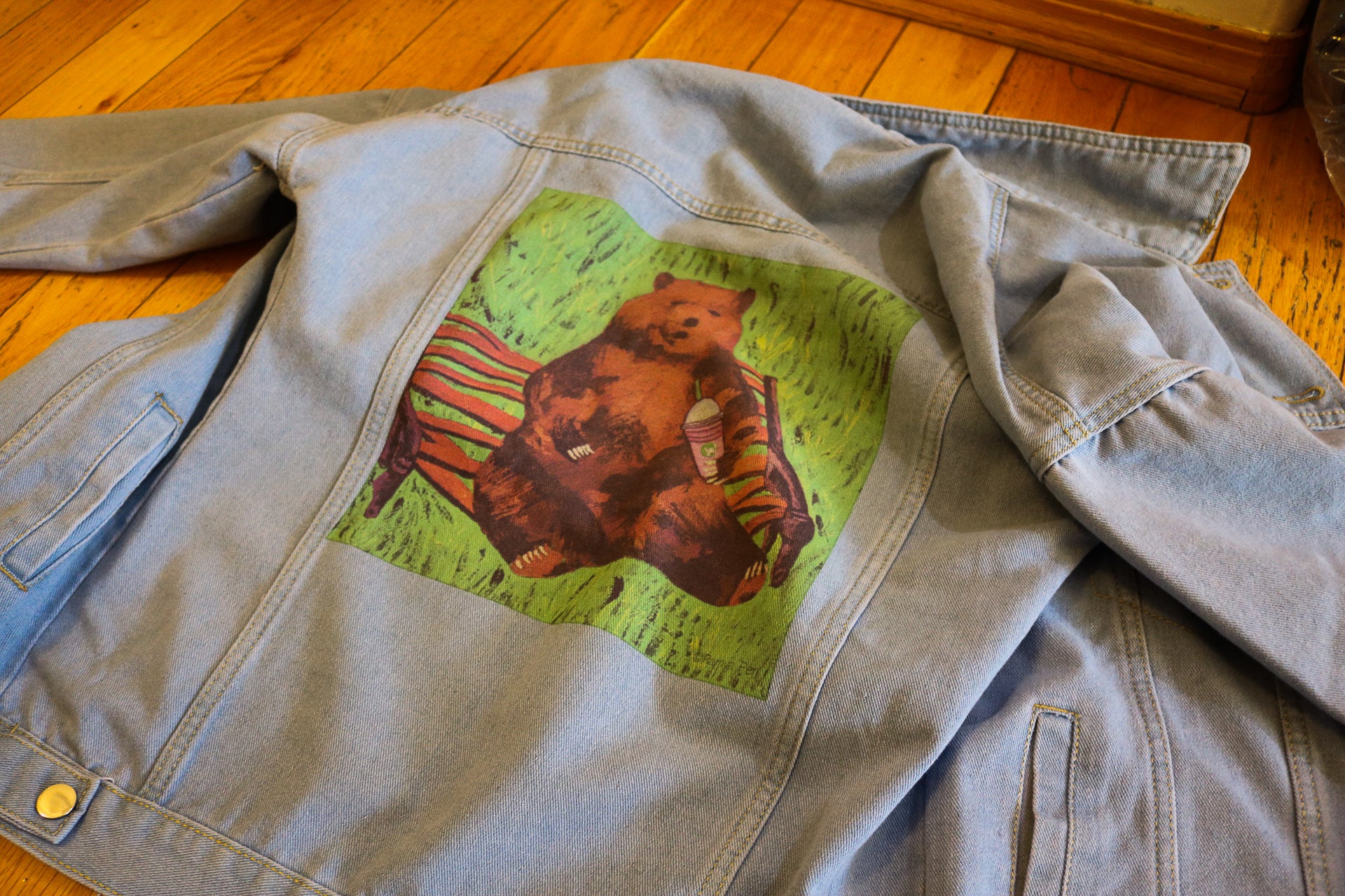 Grizzly Break Blue Jean Jacket