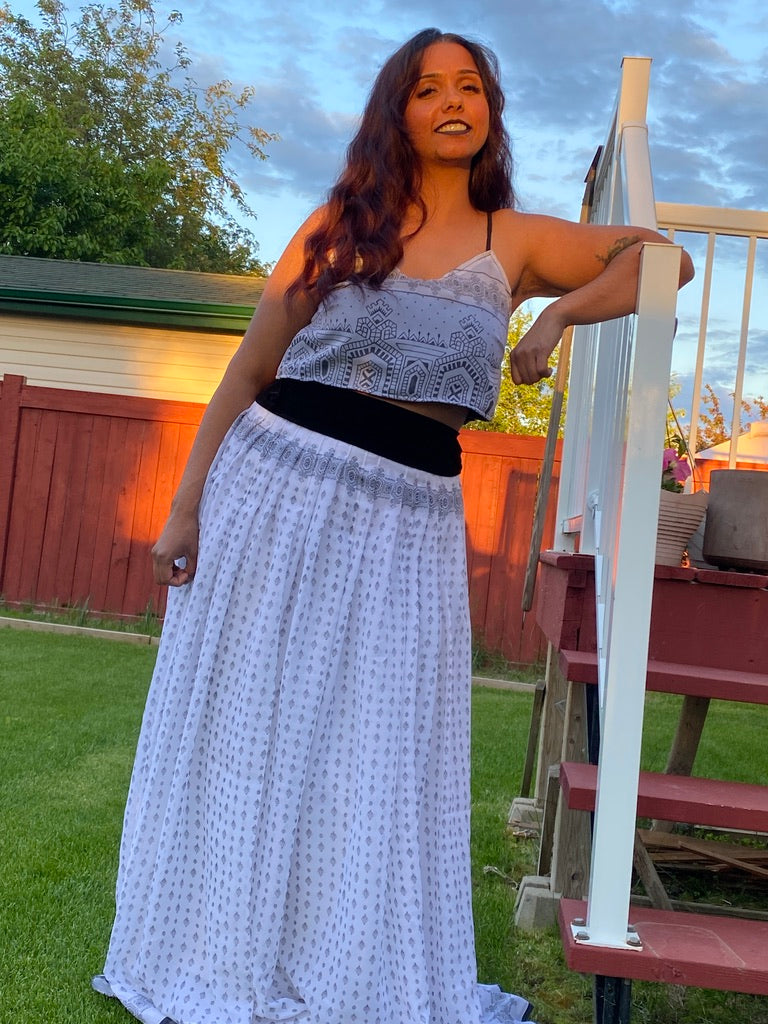 Salt and Pepper Lehenga Set