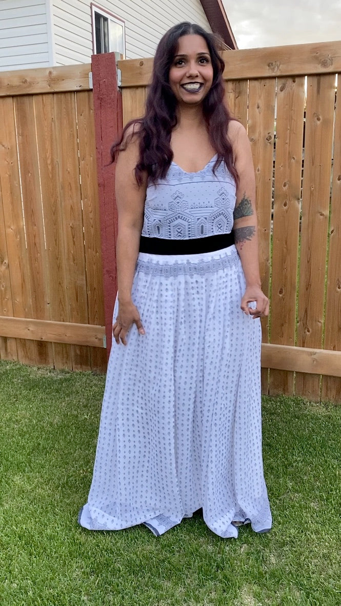 Salt and Pepper Lehenga Set