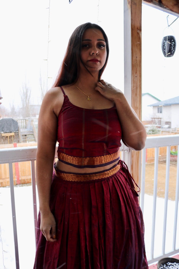 "Dip it in Gold" Lehenga Set