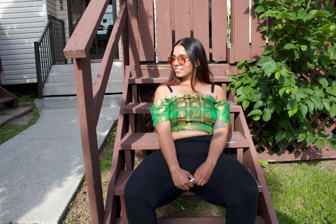 Golden Animals Crop Top