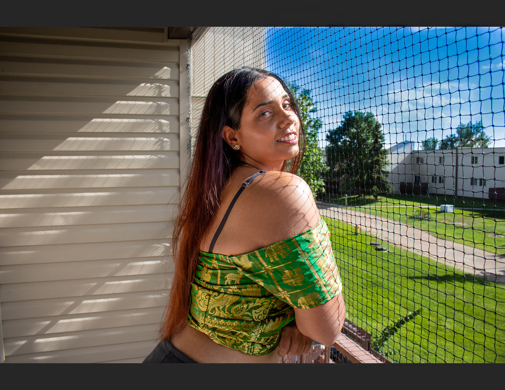 Golden Animals Crop Top