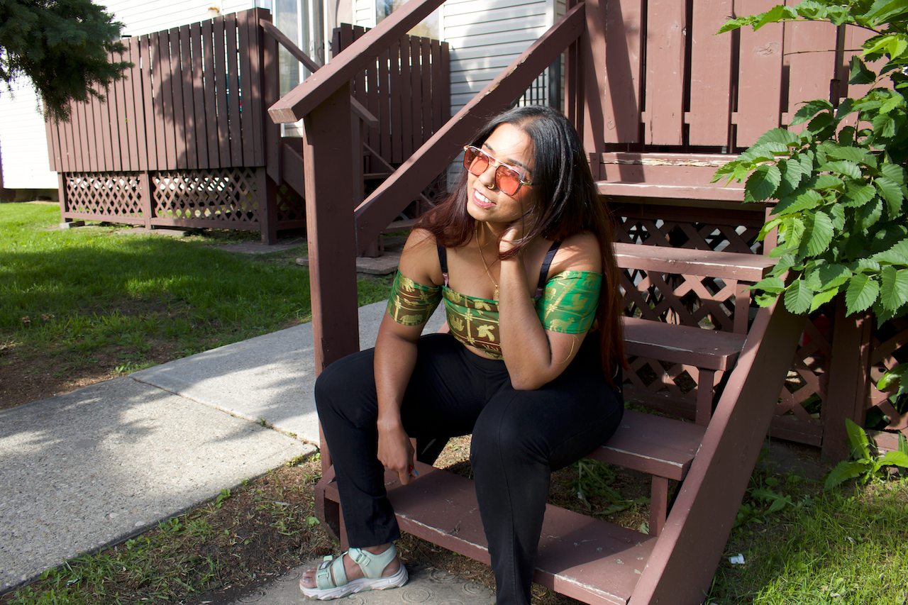 Golden Animals Crop Top