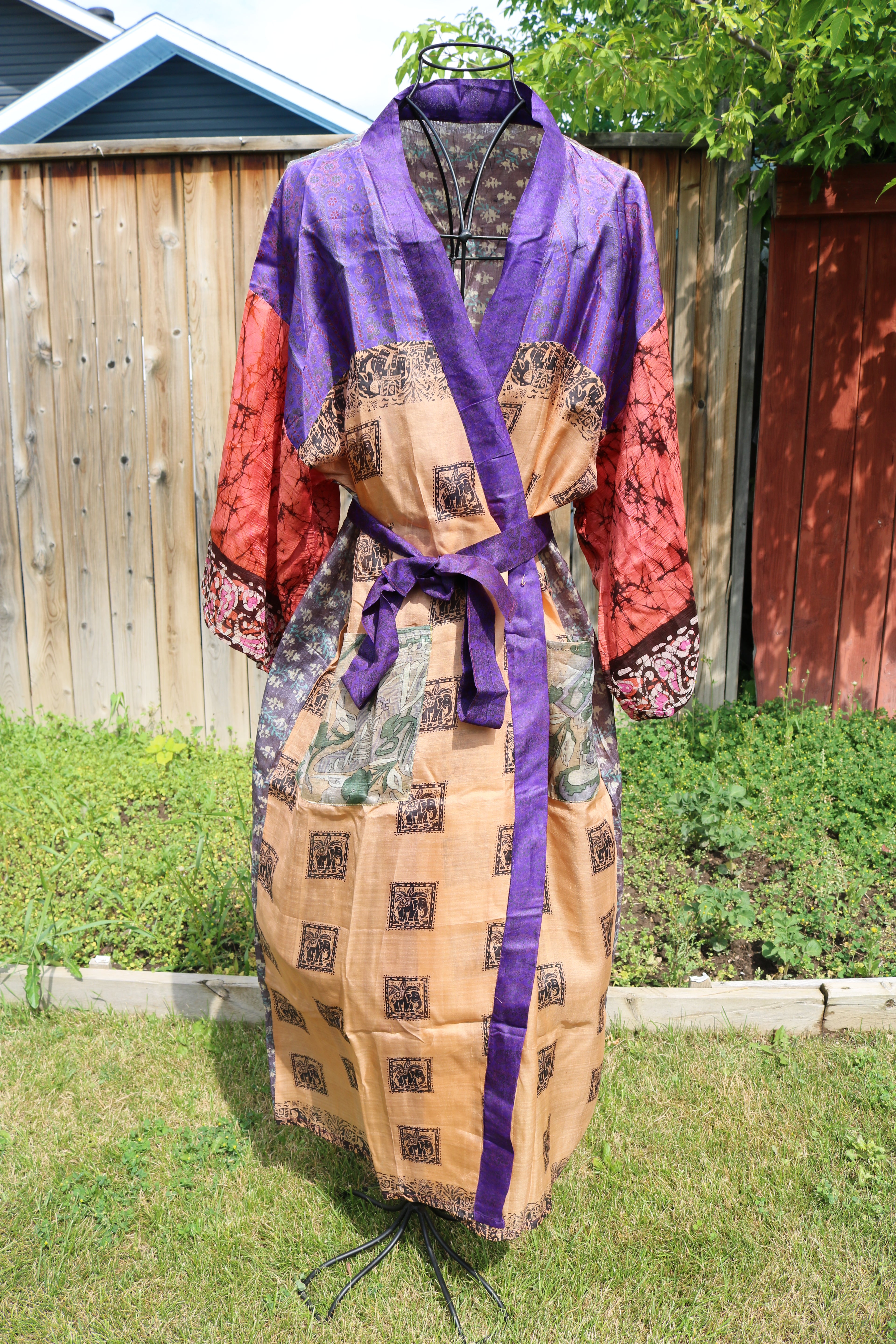 Meadow Silk Robe