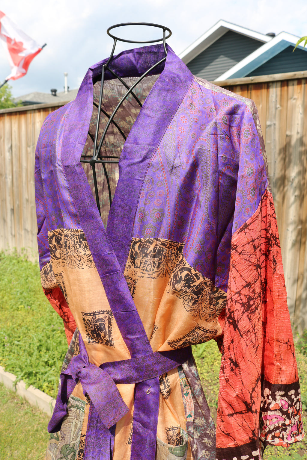 Meadow Silk Robe