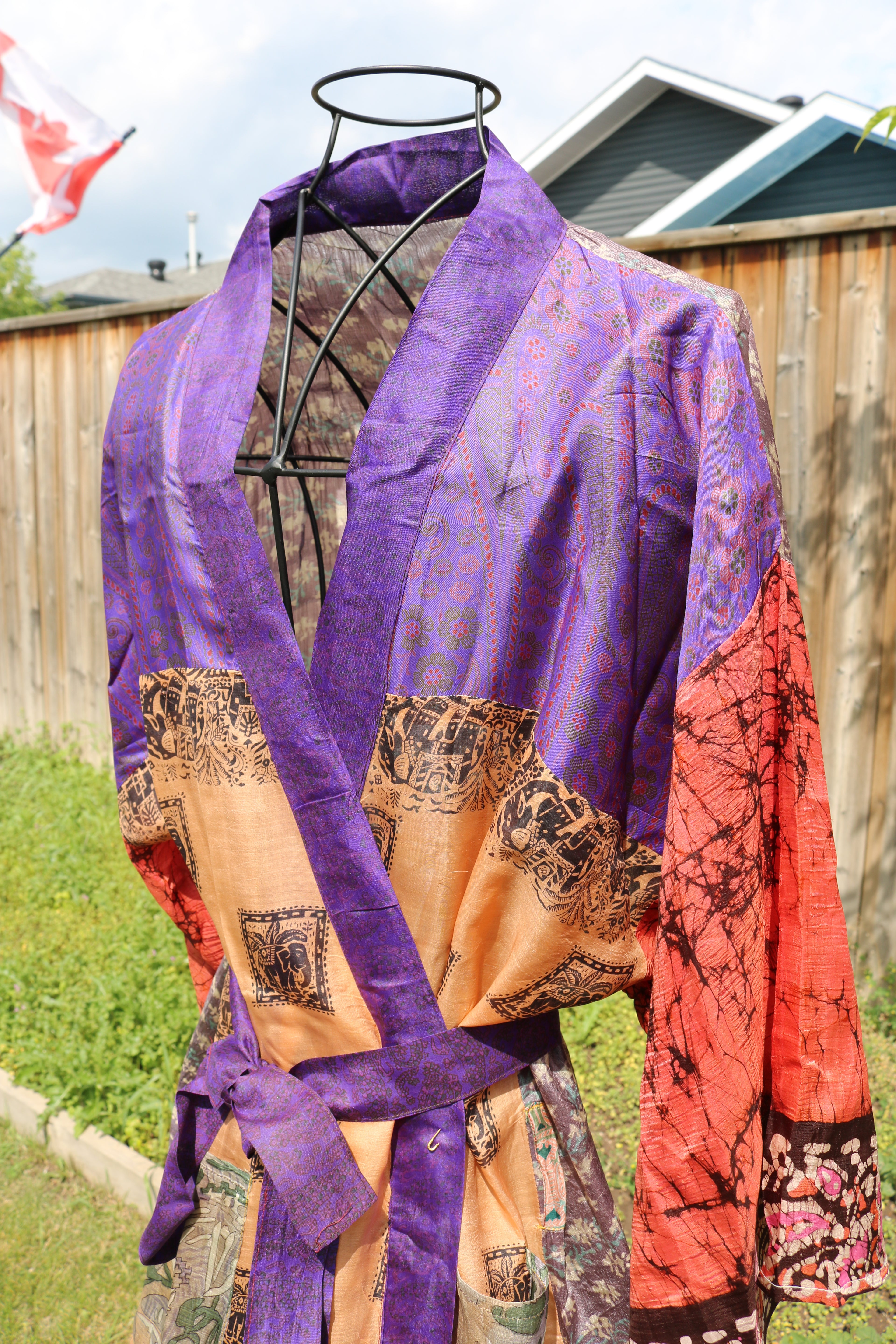 Meadow Silk Robe