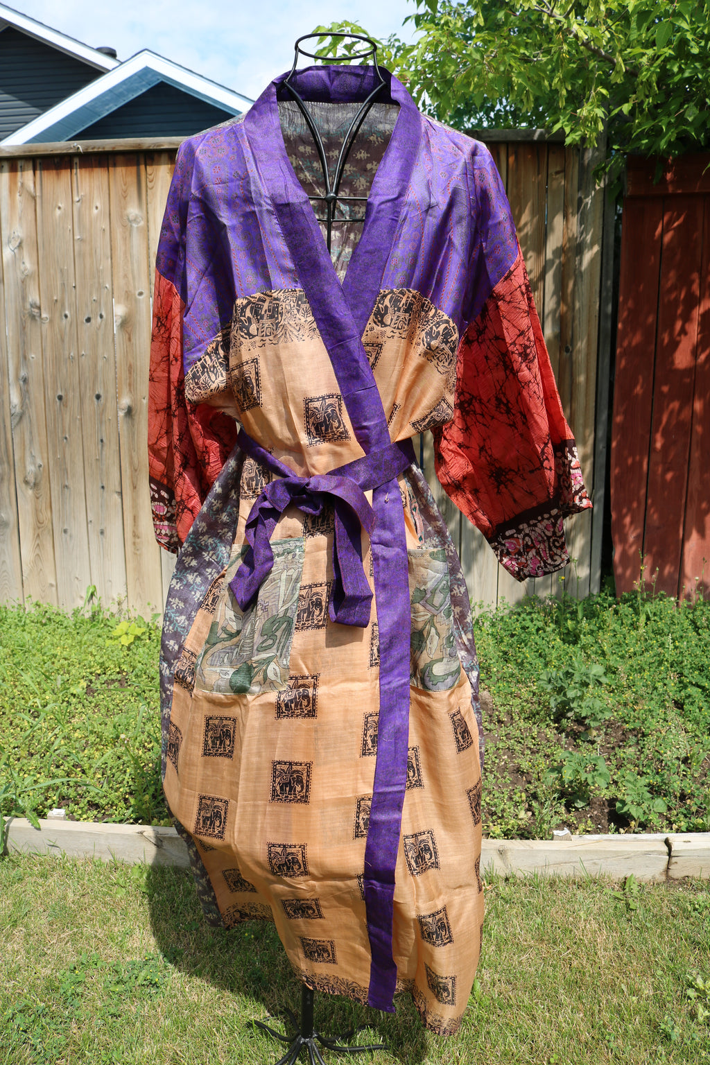 Meadow Silk Robe