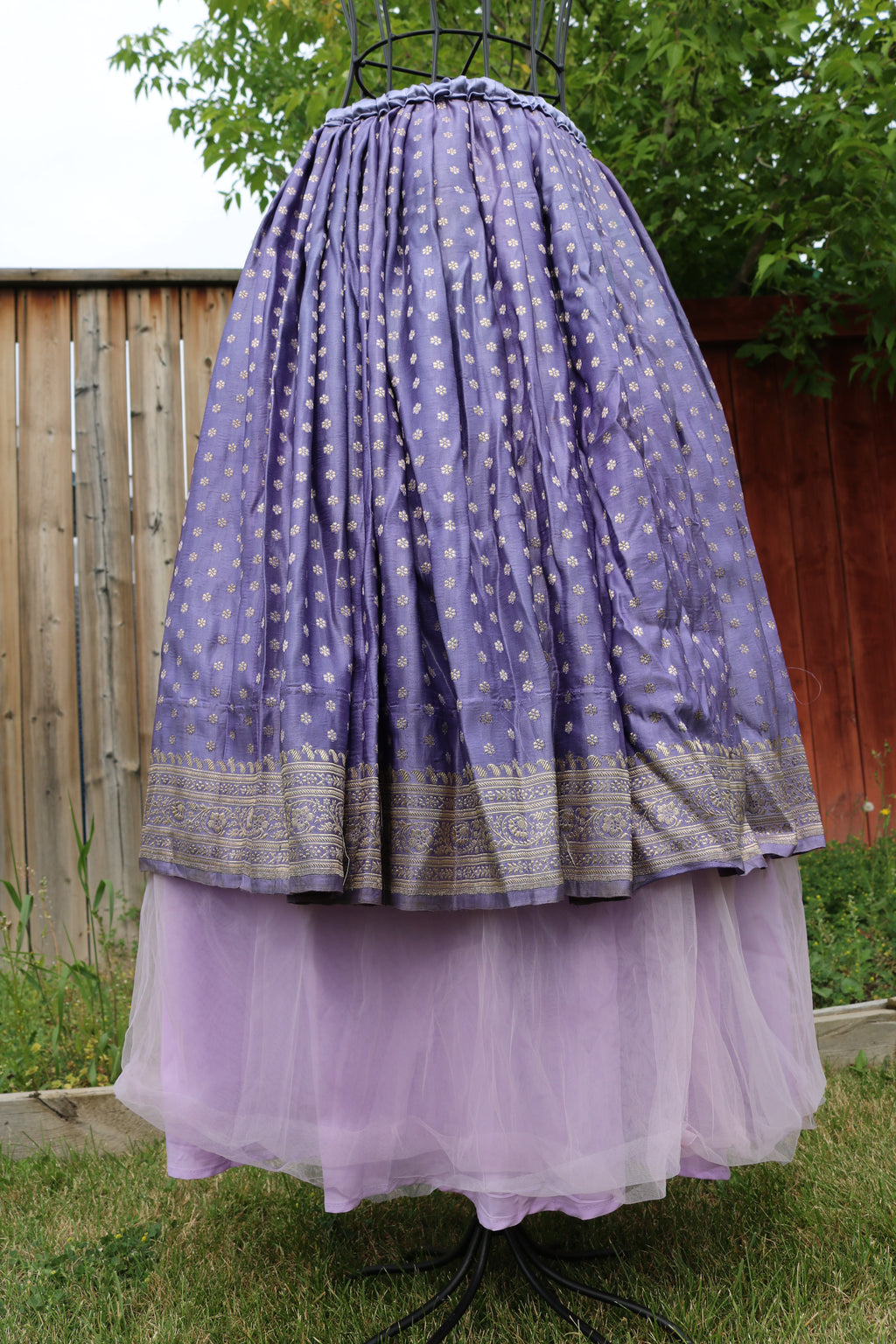 Lavendusk Midi Skirt