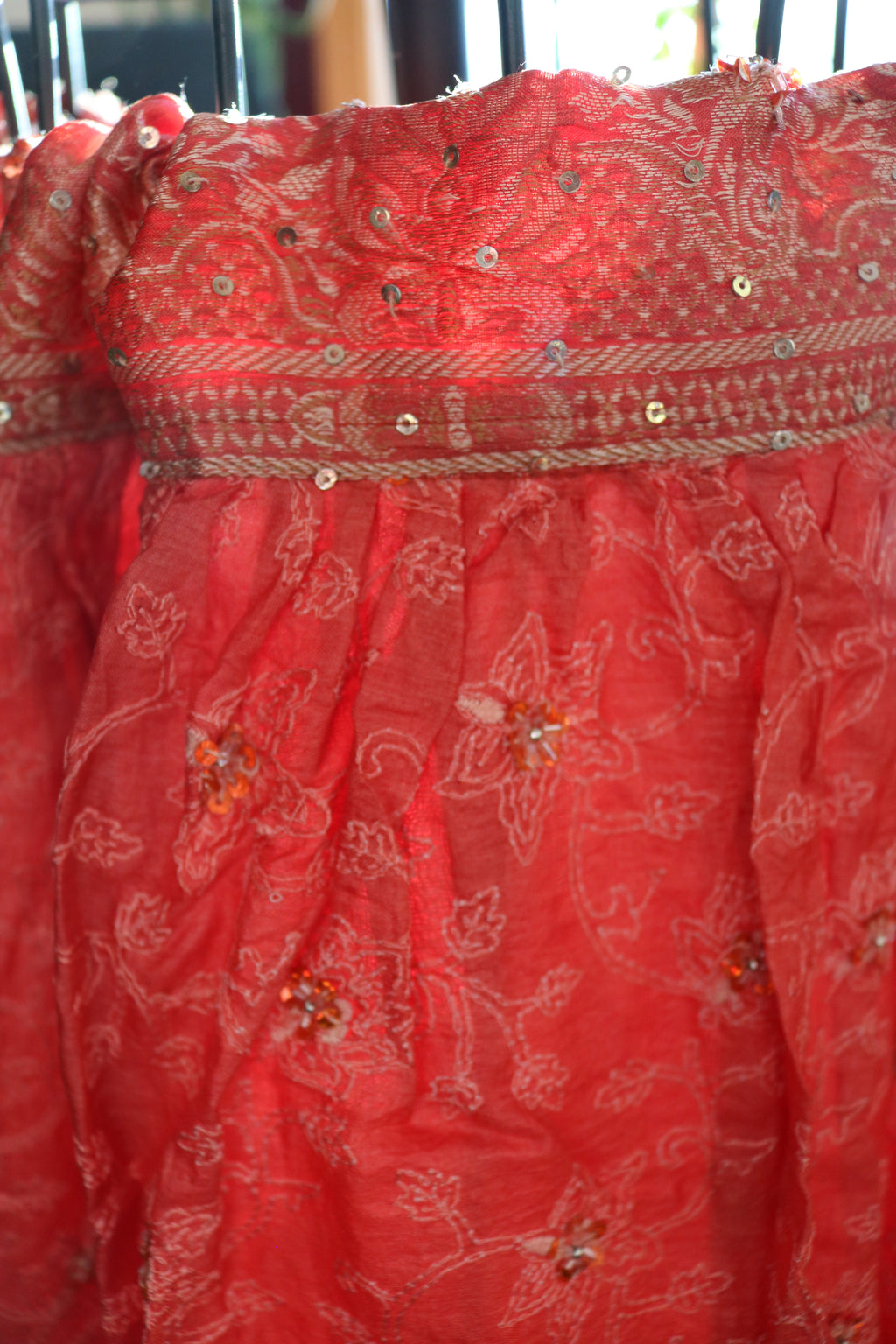 Grapefruit Twirl Tales Midi Skirt