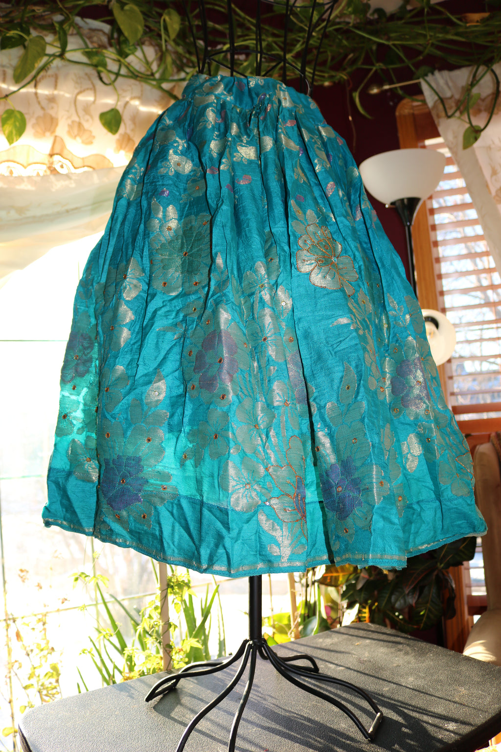 River Petals Twirl Tales Midi Skirt