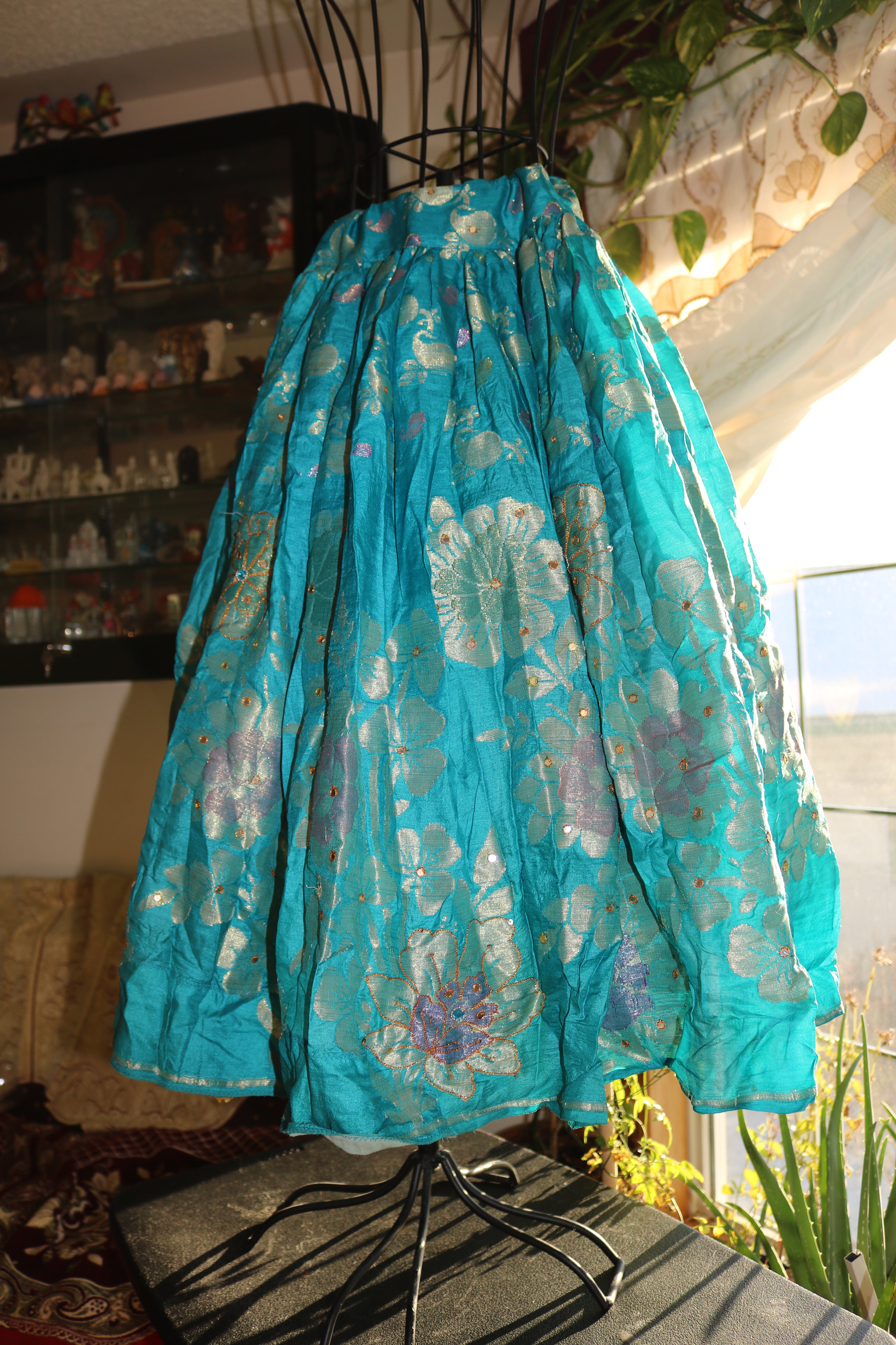 River Petals Twirl Tales Midi Skirt