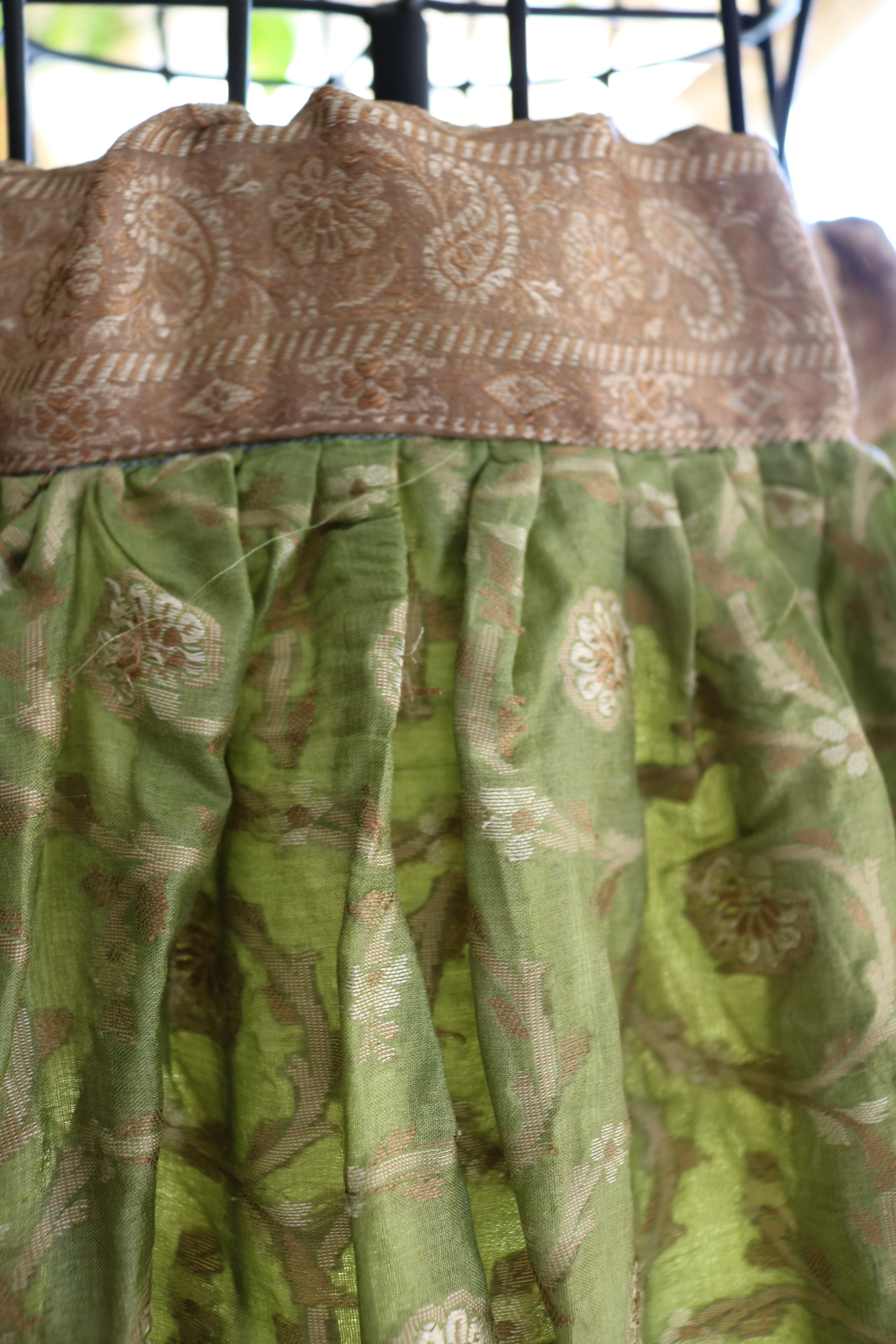 Pistachio Twirl Tales Midi Skirt