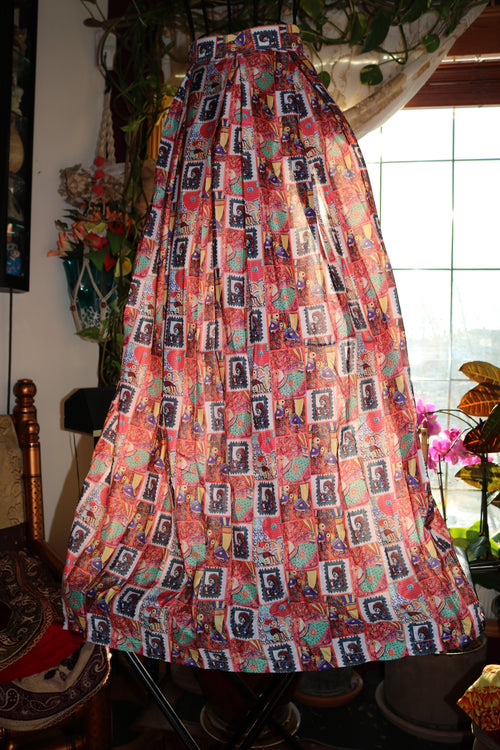 "My Tribe, My Rules" Lehenga (Small Print) SKIRT ONLY