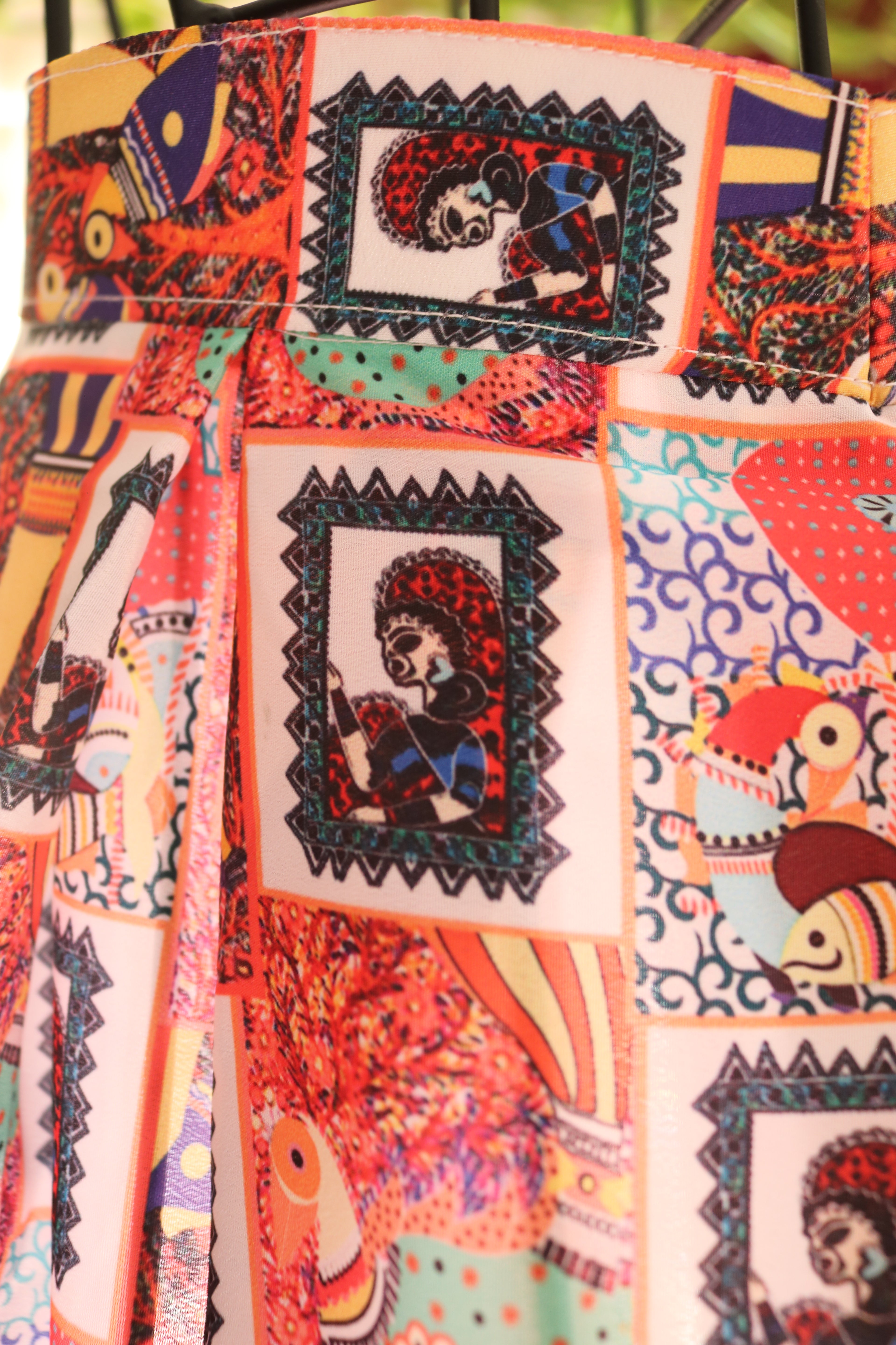 "My Tribe, My Rules" Lehenga (Small Print)