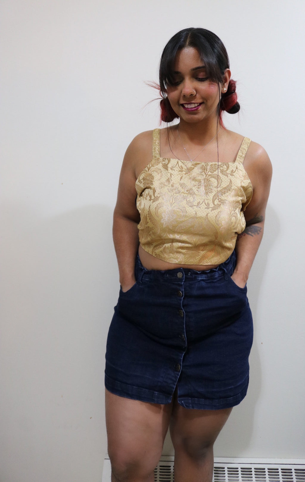 "The Gold Obsession" Halter Top