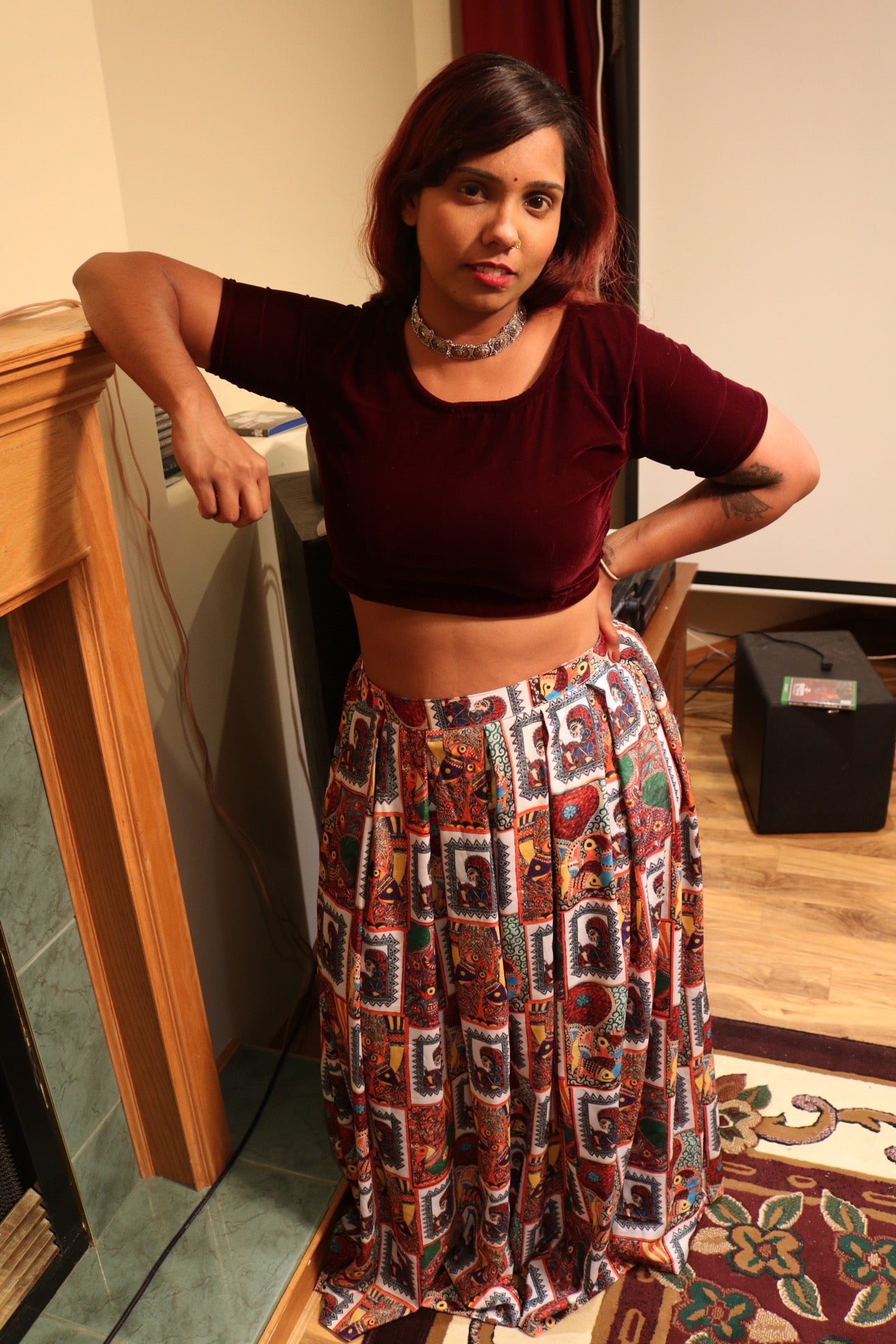 "My Tribe, My Rules" Lehenga Set (Big Print)