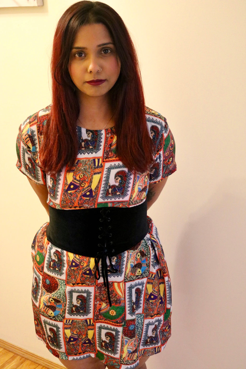 "My Tribe, My Rules" Mini Dress (Big Print)