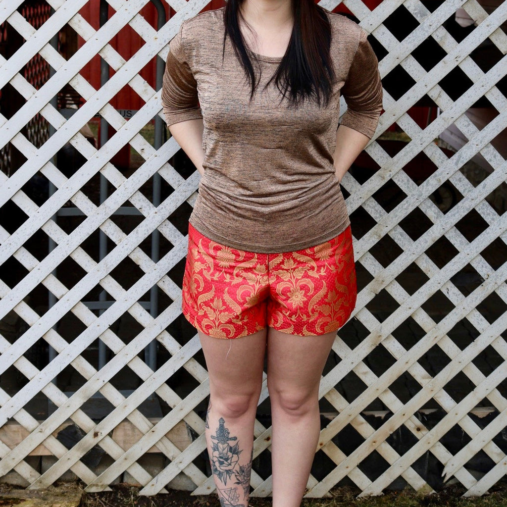 The Golden Salmon Shorts