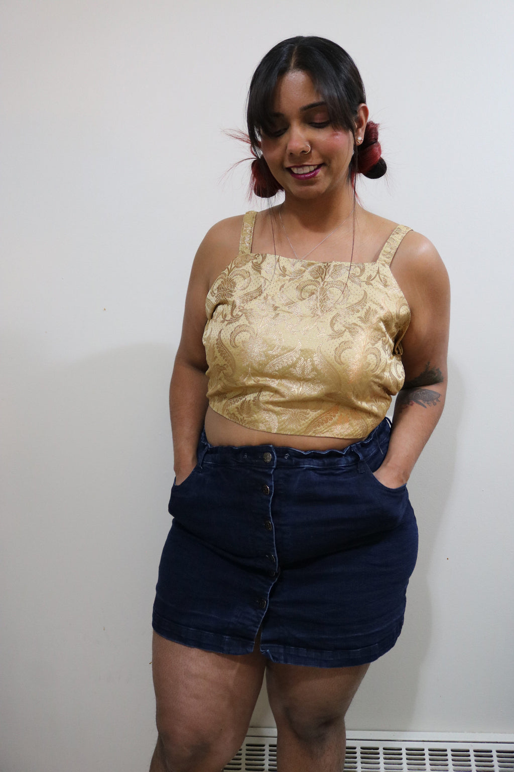 "The Gold Obsession" Halter Top