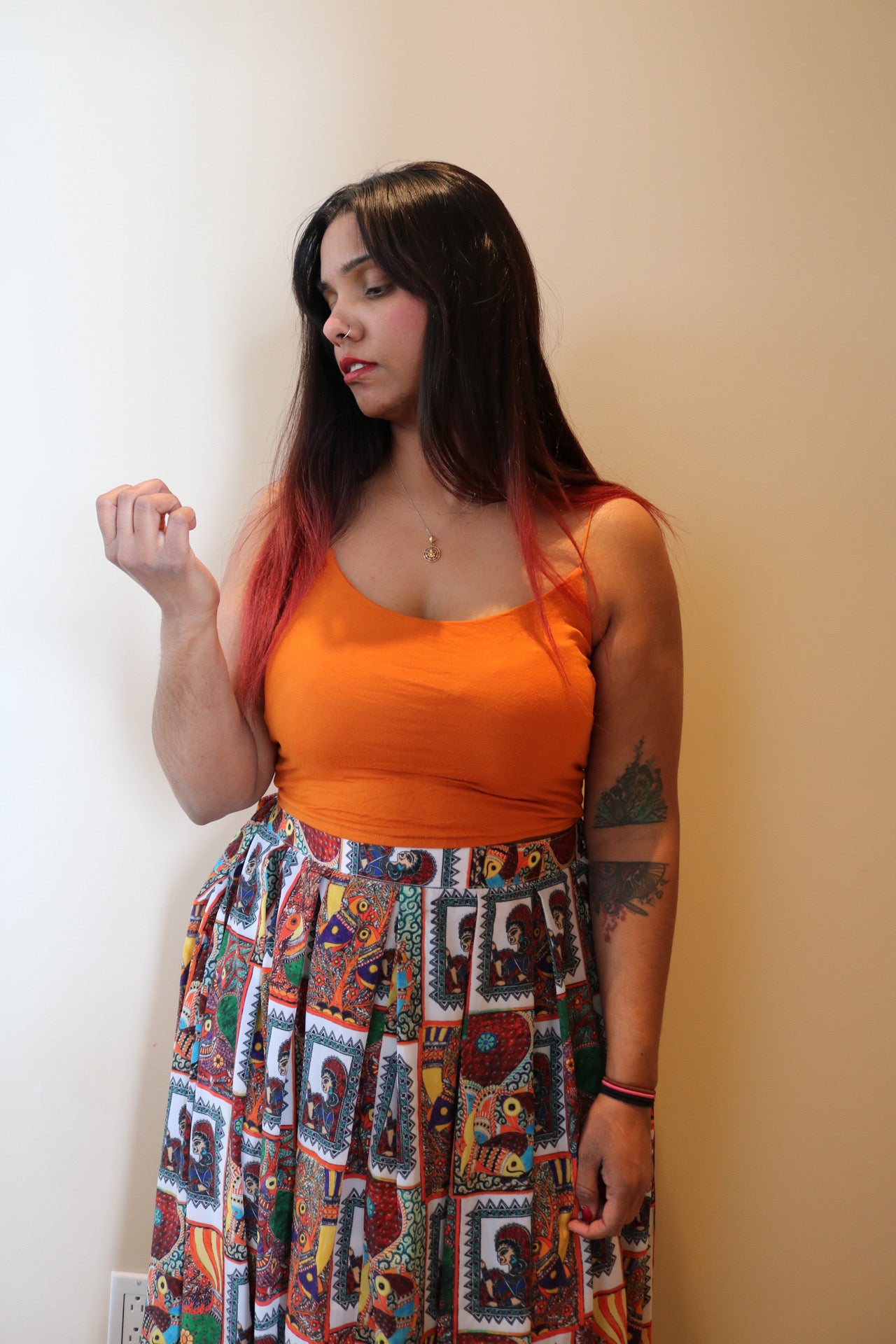 "My Tribe, My Rules" Lehenga Set (Big Print)