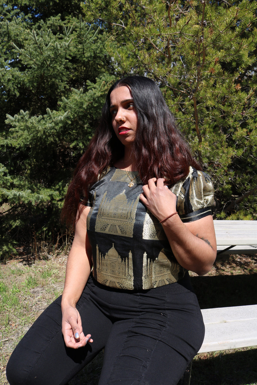 The Taj Mahal Crop Top