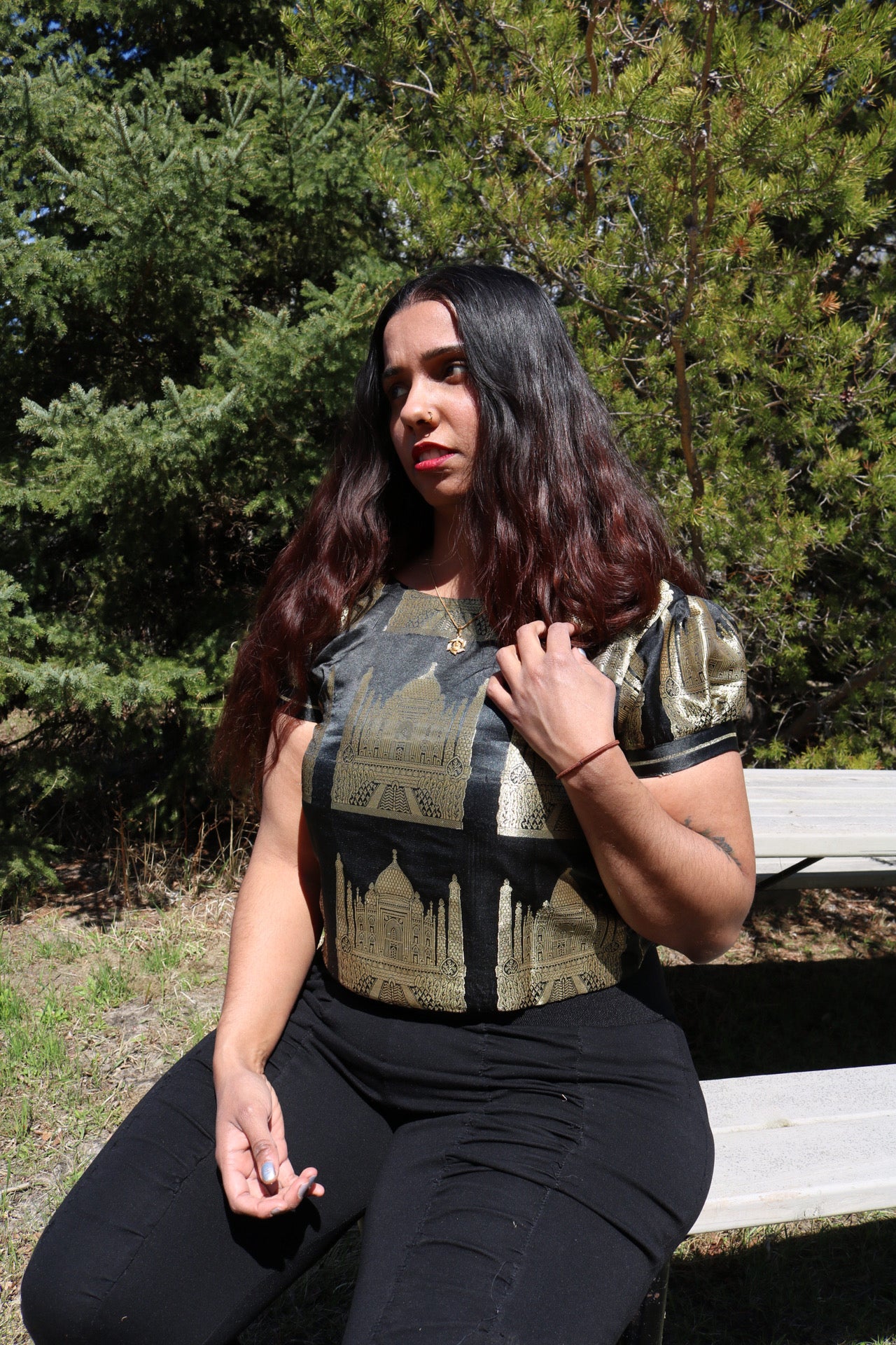 The Taj Mahal Crop Top